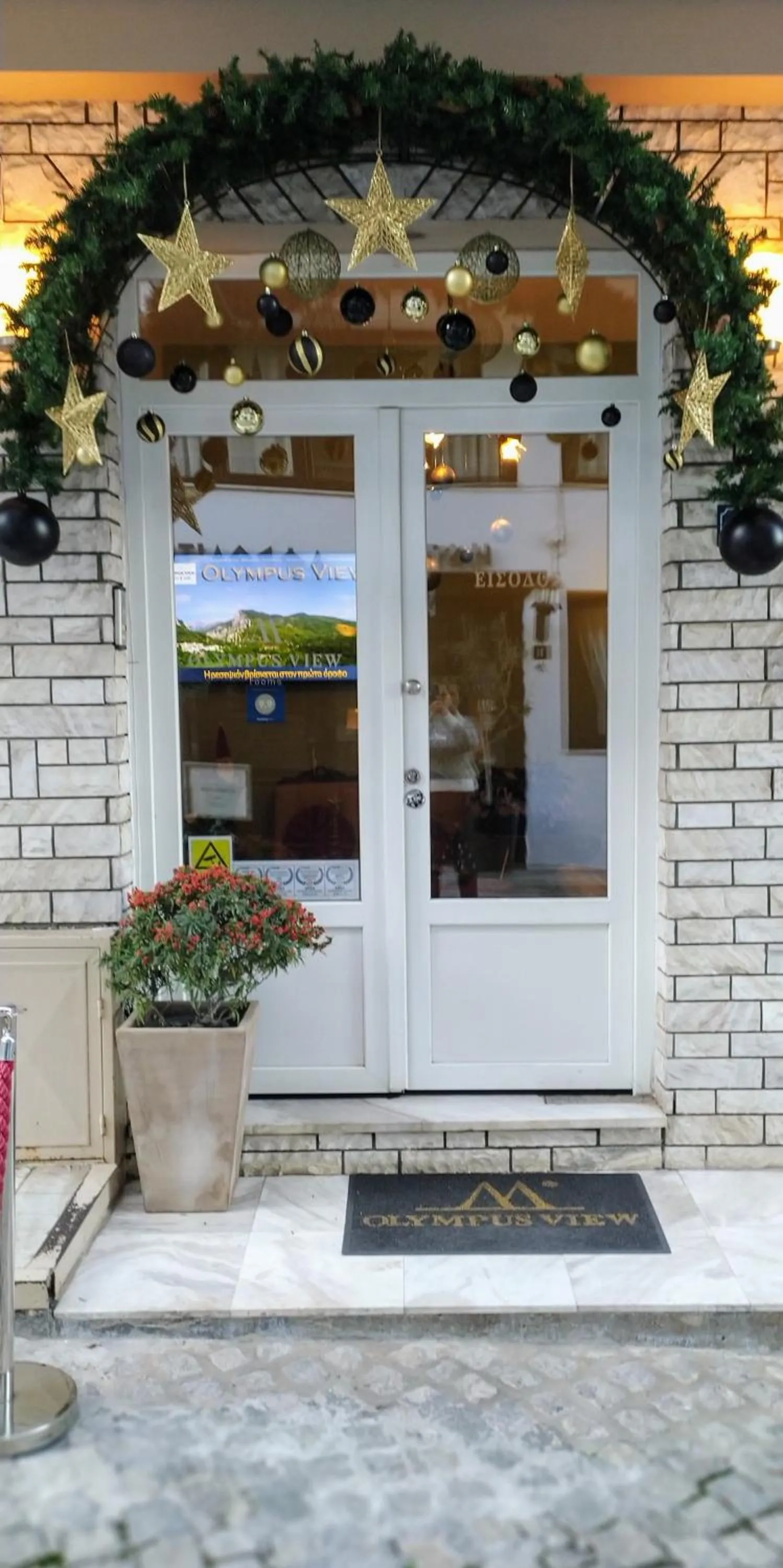 Property building in Olympus View Rooms Sauna & Spa