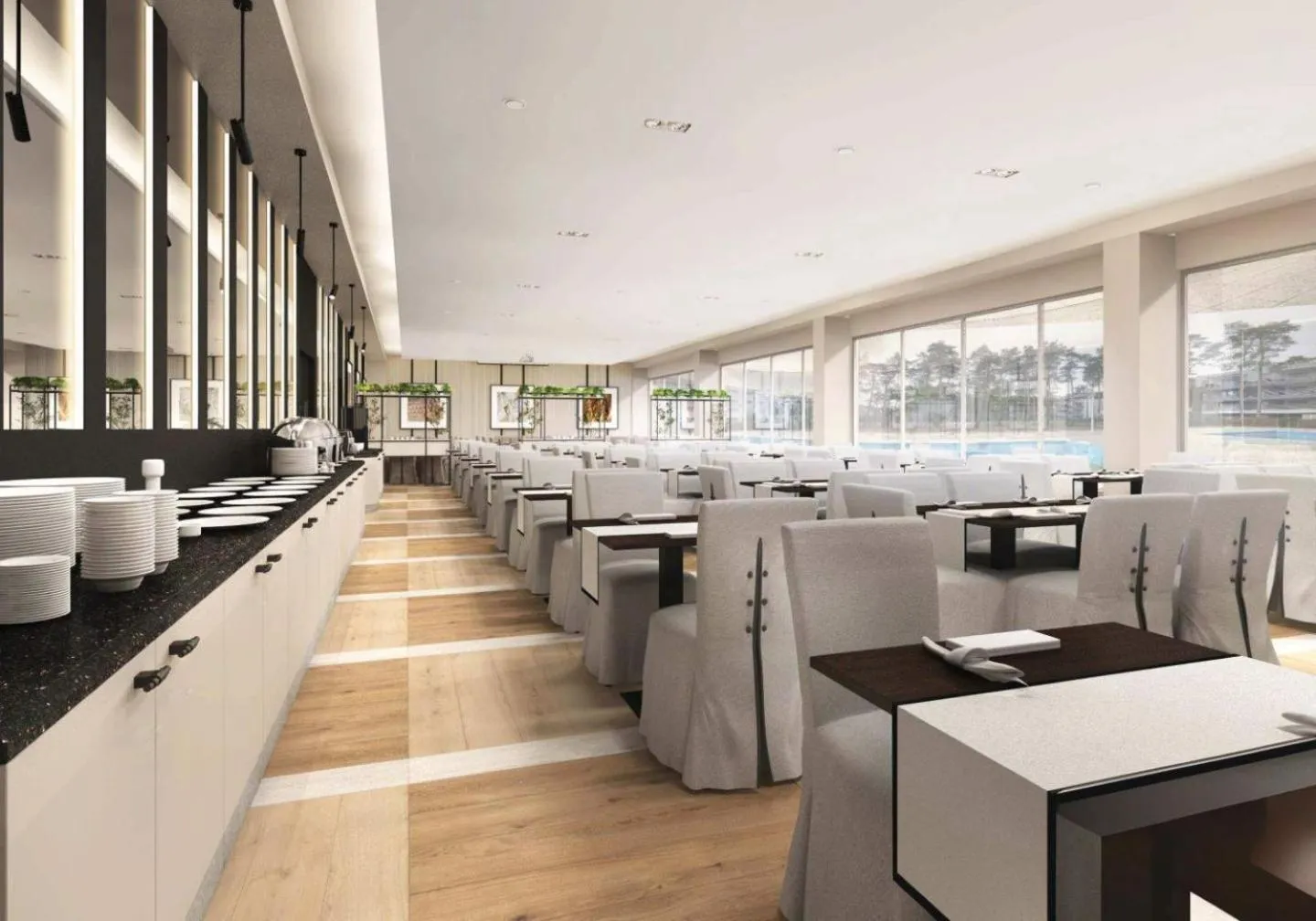 Restaurant/places to eat in Apartamenty Baltic Inn