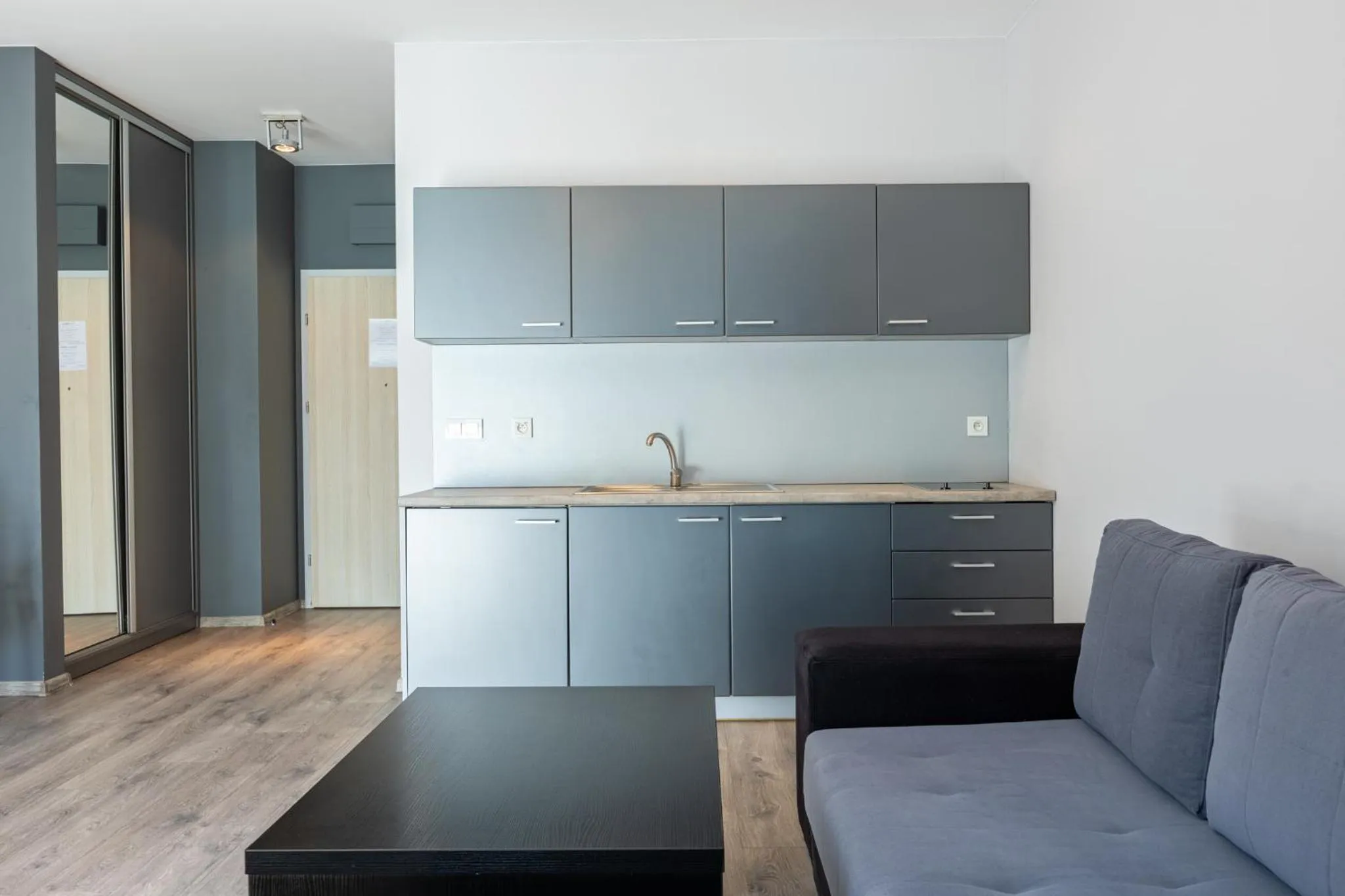 Kitchen or kitchenette in Apartamenty Baltic Inn