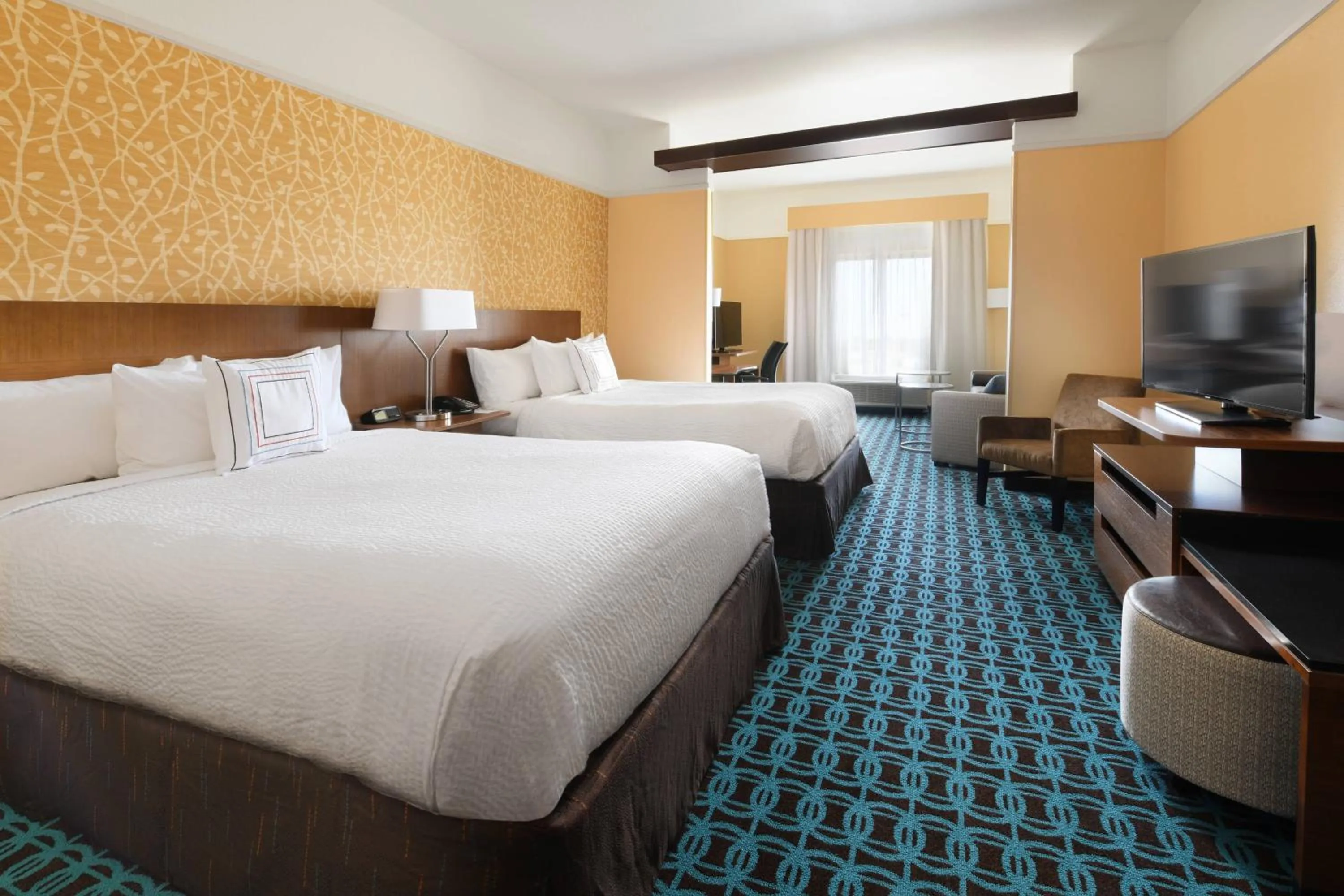 Photo of the whole room, Bed in Fairfield Inn & Suites by Marriott Fort Worth South/Burleson