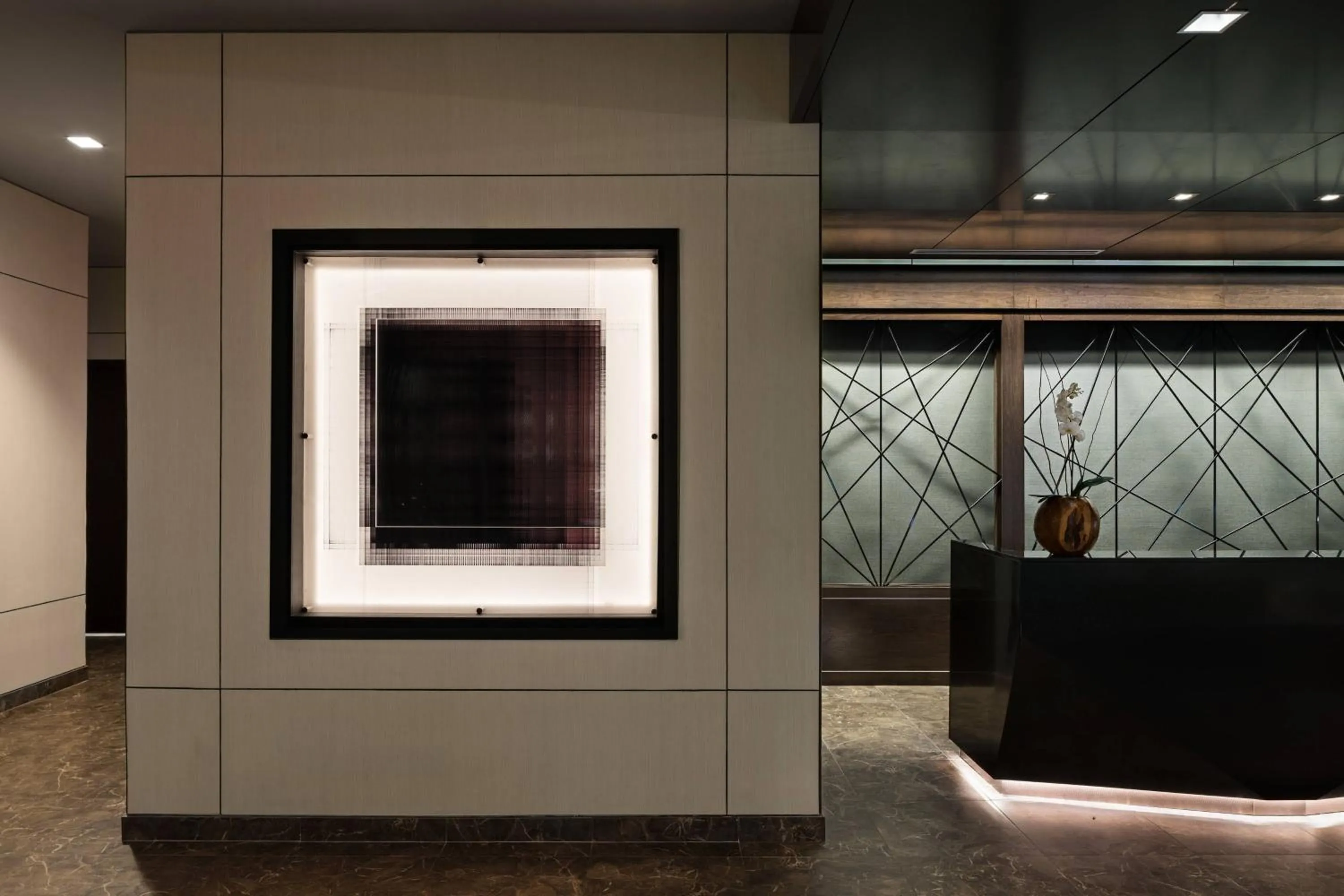 Lobby or reception in AC Hotel by Marriott Gainesville Downtown