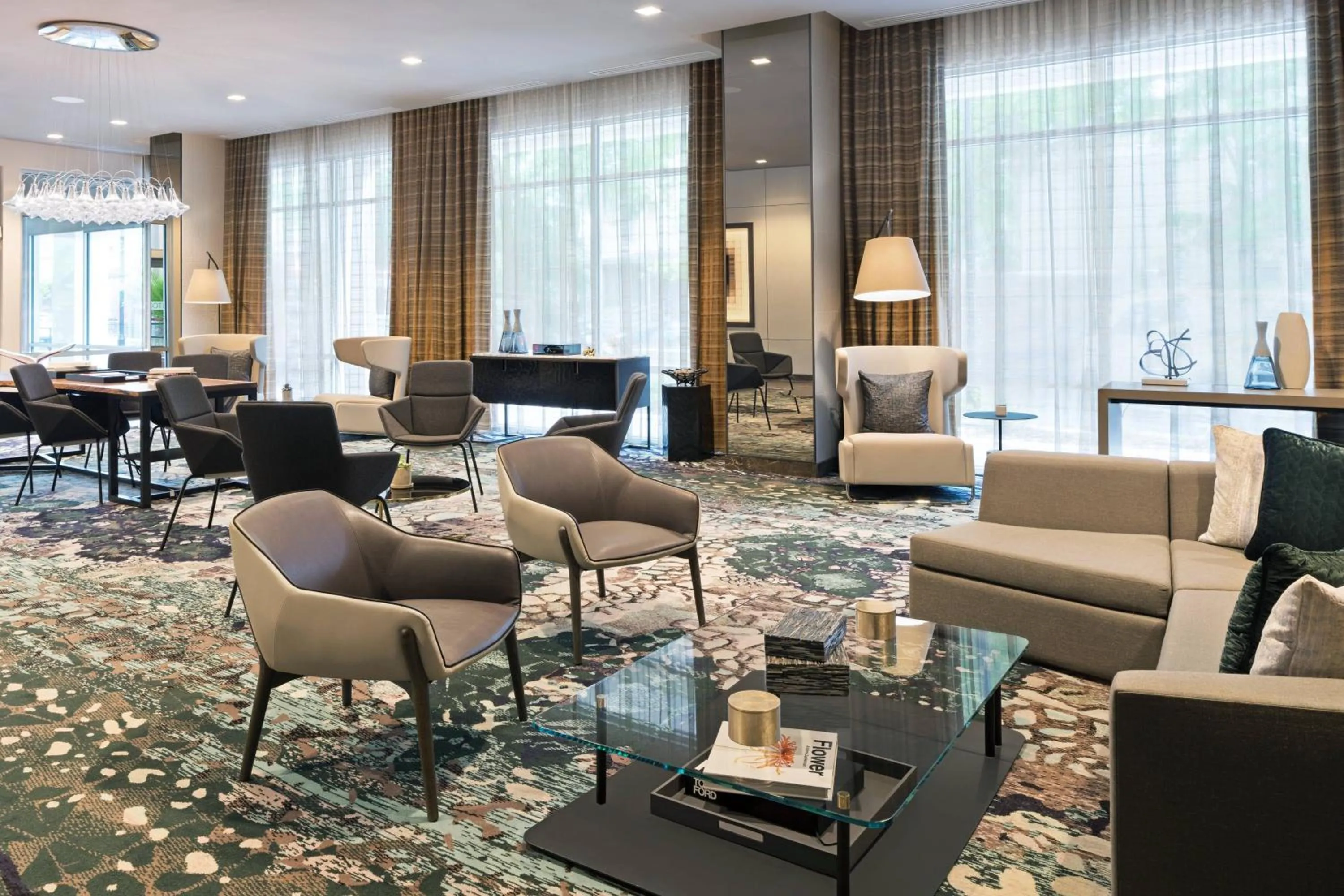 Lobby or reception in AC Hotel by Marriott Gainesville Downtown