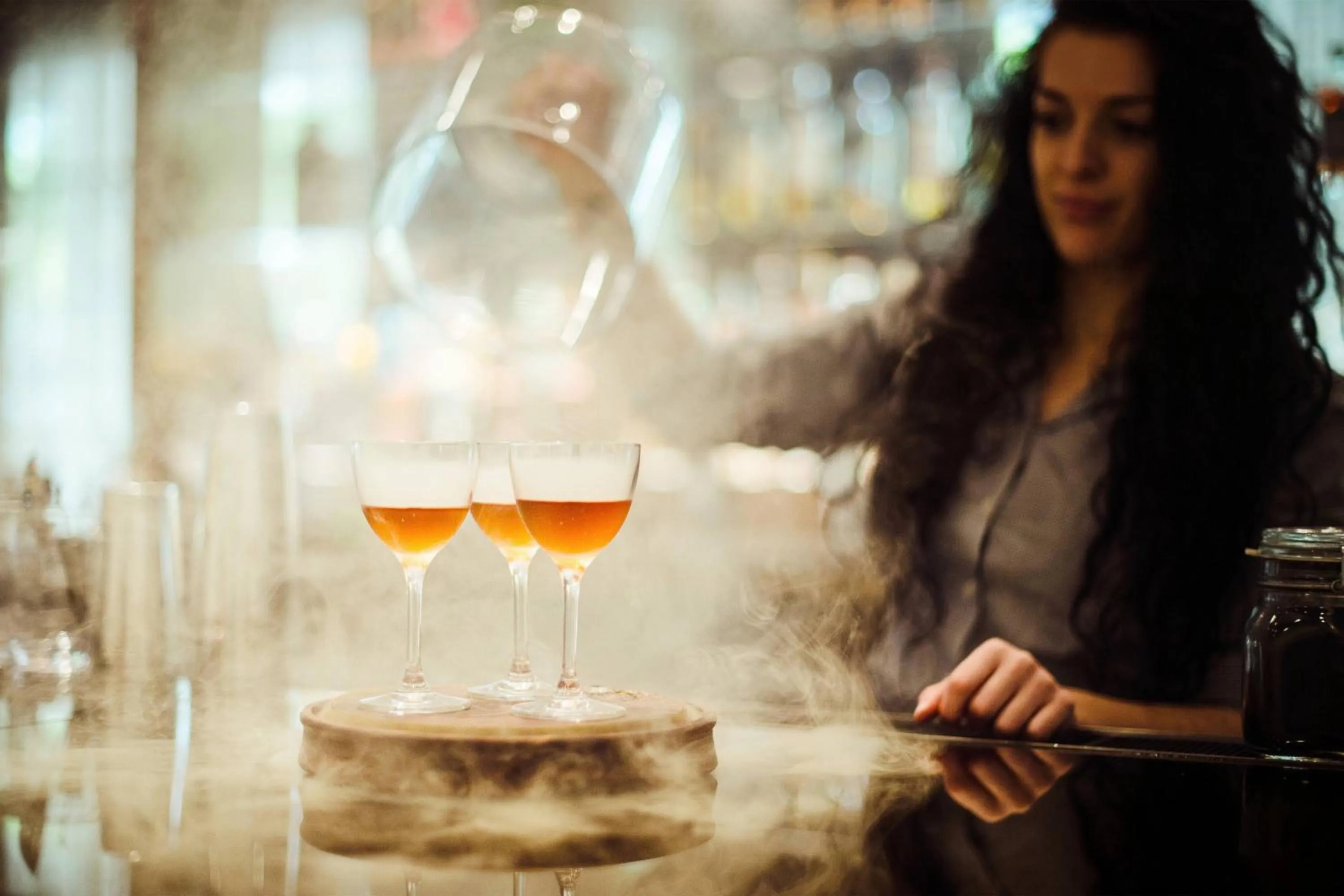 Lounge or bar in AC Hotel by Marriott Gainesville Downtown