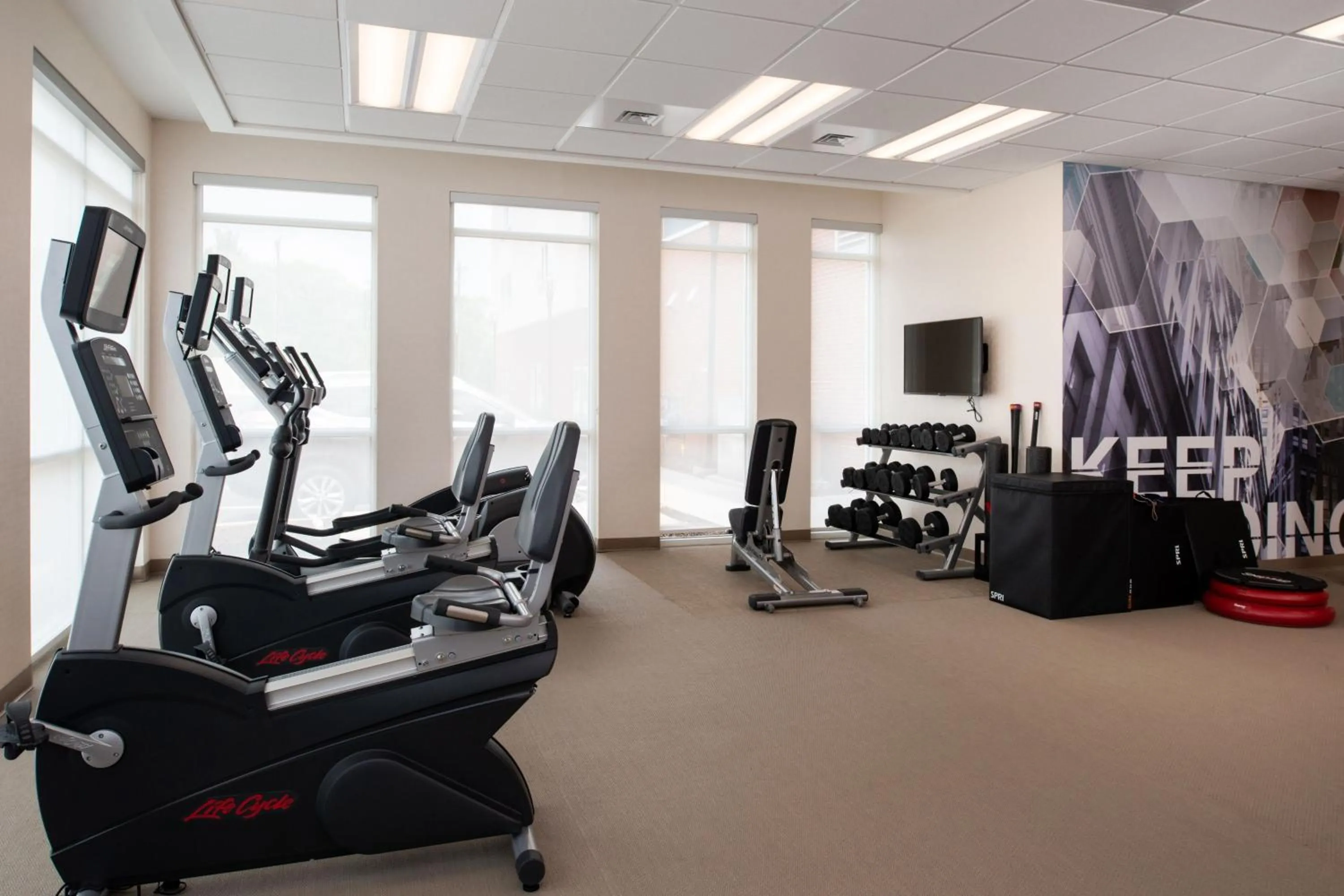 Fitness centre/facilities in SpringHill Suites by Marriott Greensboro Airport