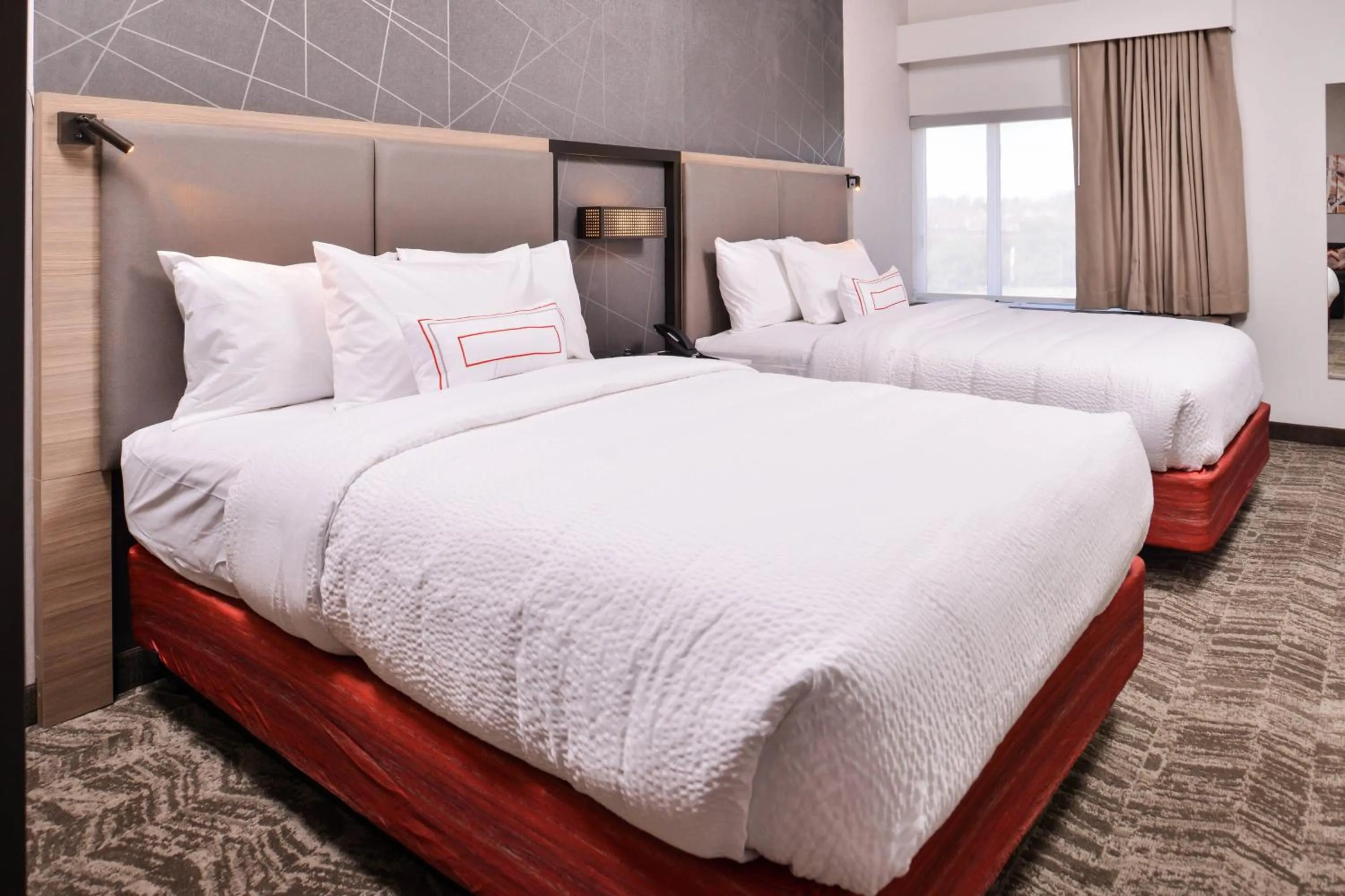 Photo of the whole room, Bed in SpringHill Suites by Marriott Greensboro Airport