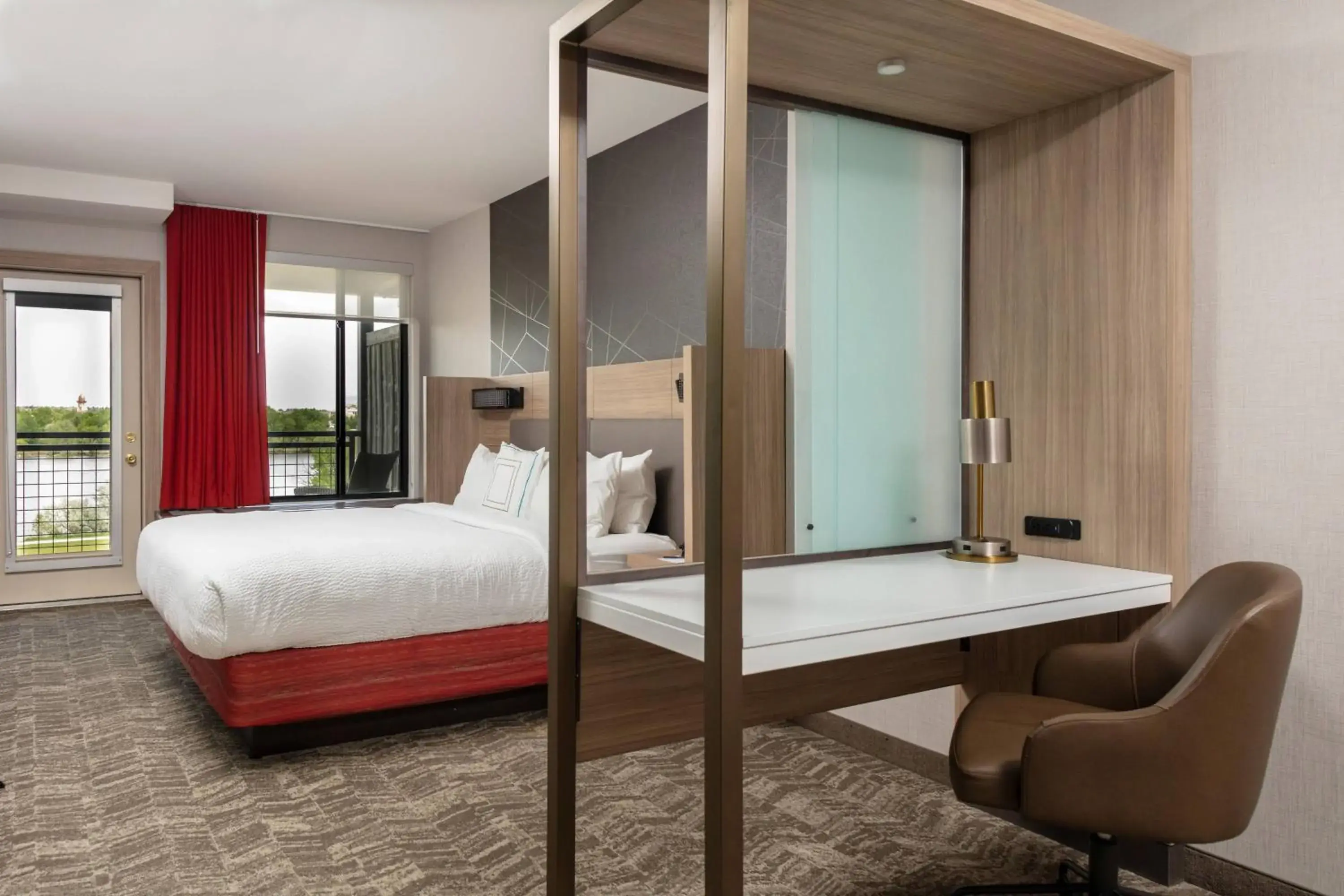 King Suite with Trundle Bed and Balcony - River View in SpringHill Suites by Marriott Great Falls King Suite with Trundle Bed and Balcony - River View in SpringHill Suites by Marriott Great Falls