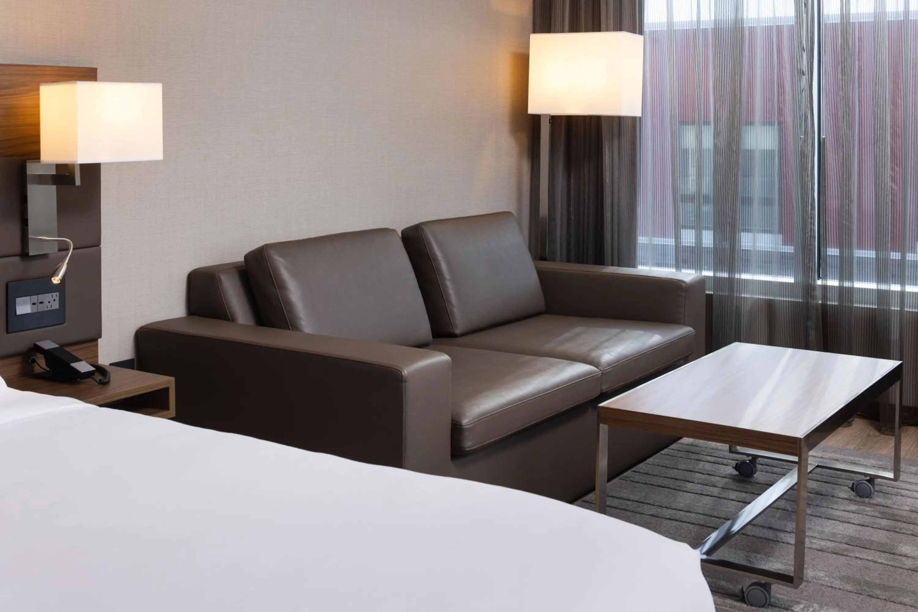 Seating area in AC Hotel by Marriott Minneapolis West End