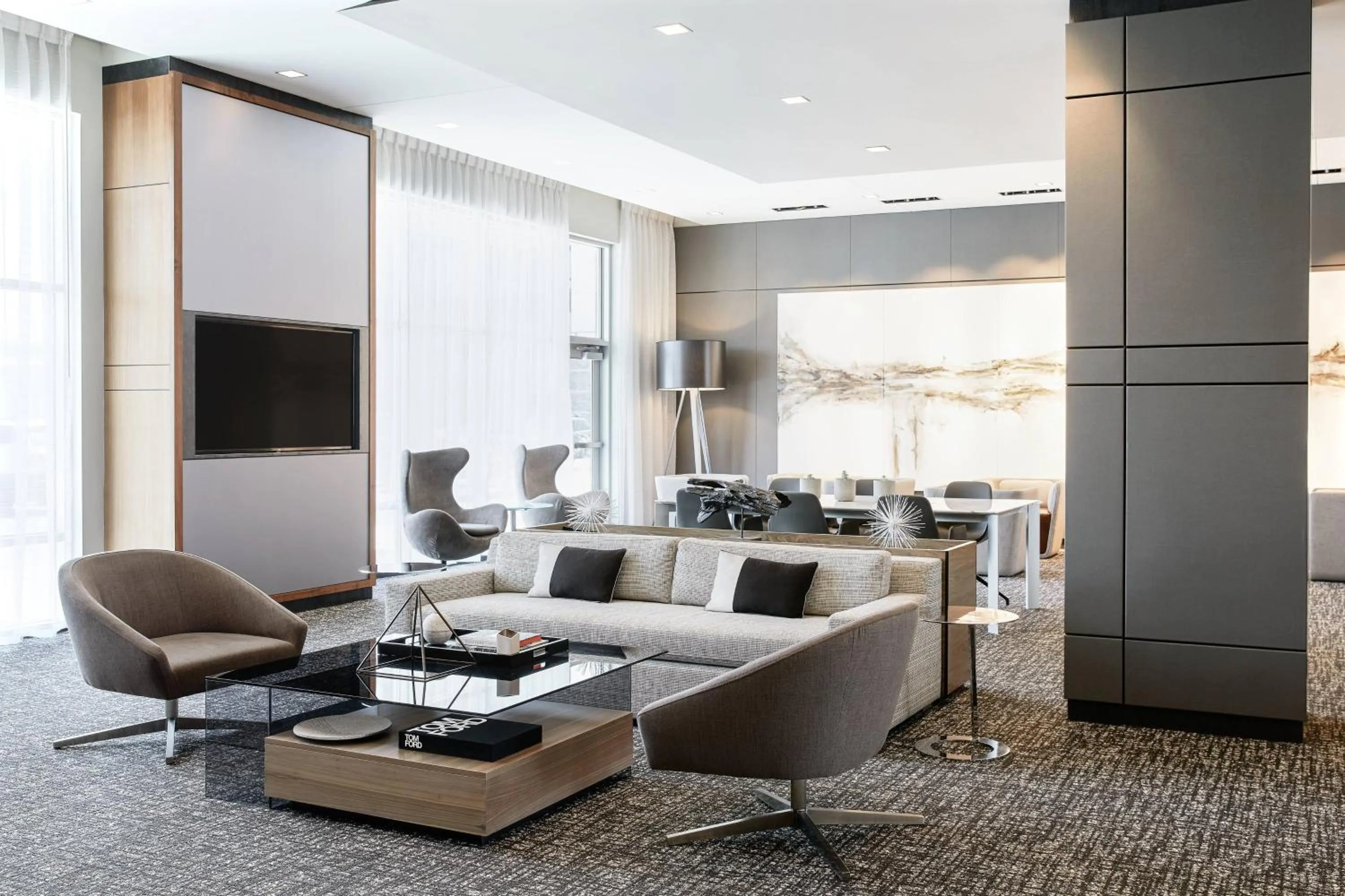 Lounge or bar in AC Hotel by Marriott Minneapolis West End