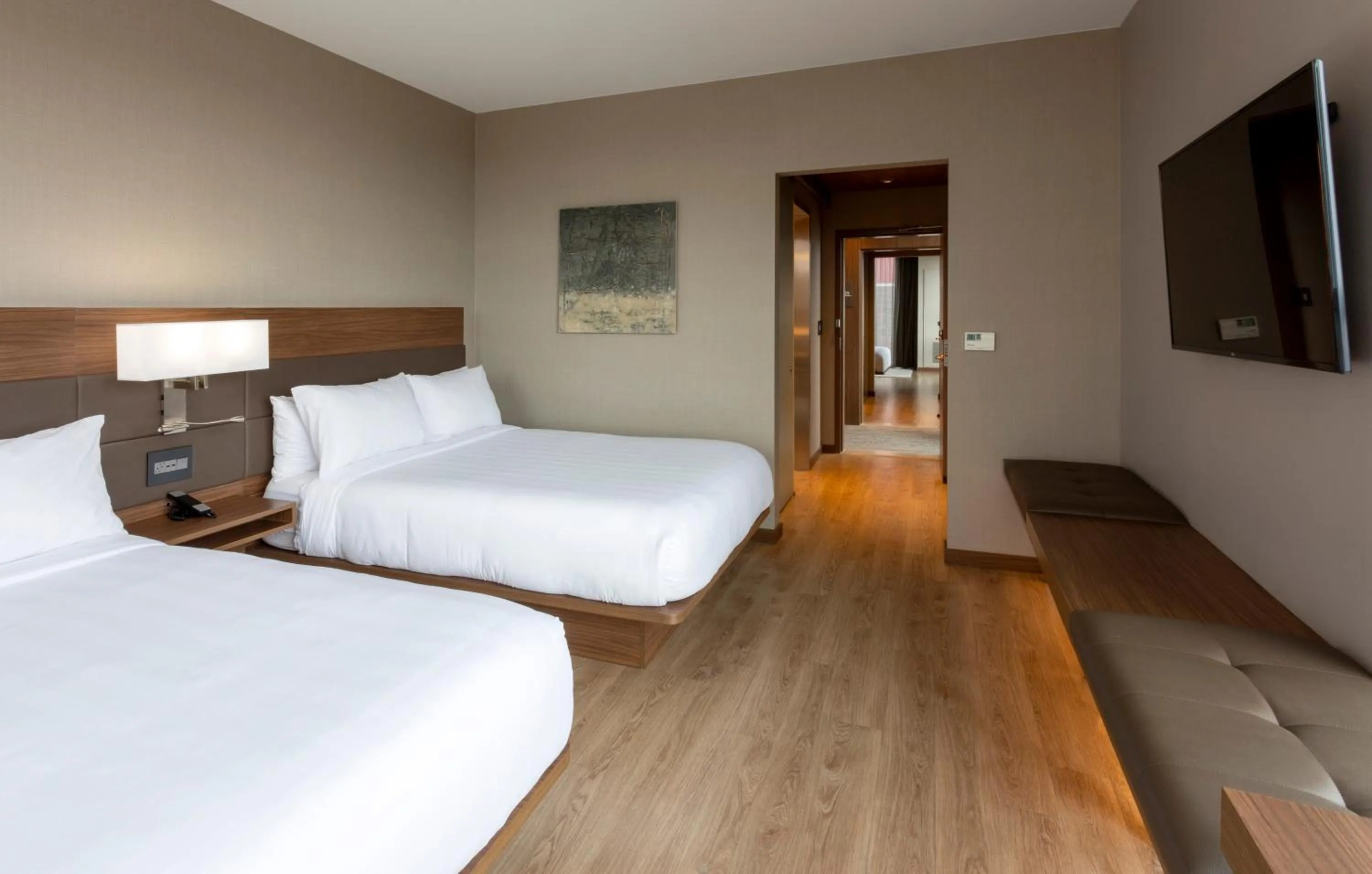 Bed in AC Hotel by Marriott Minneapolis West End