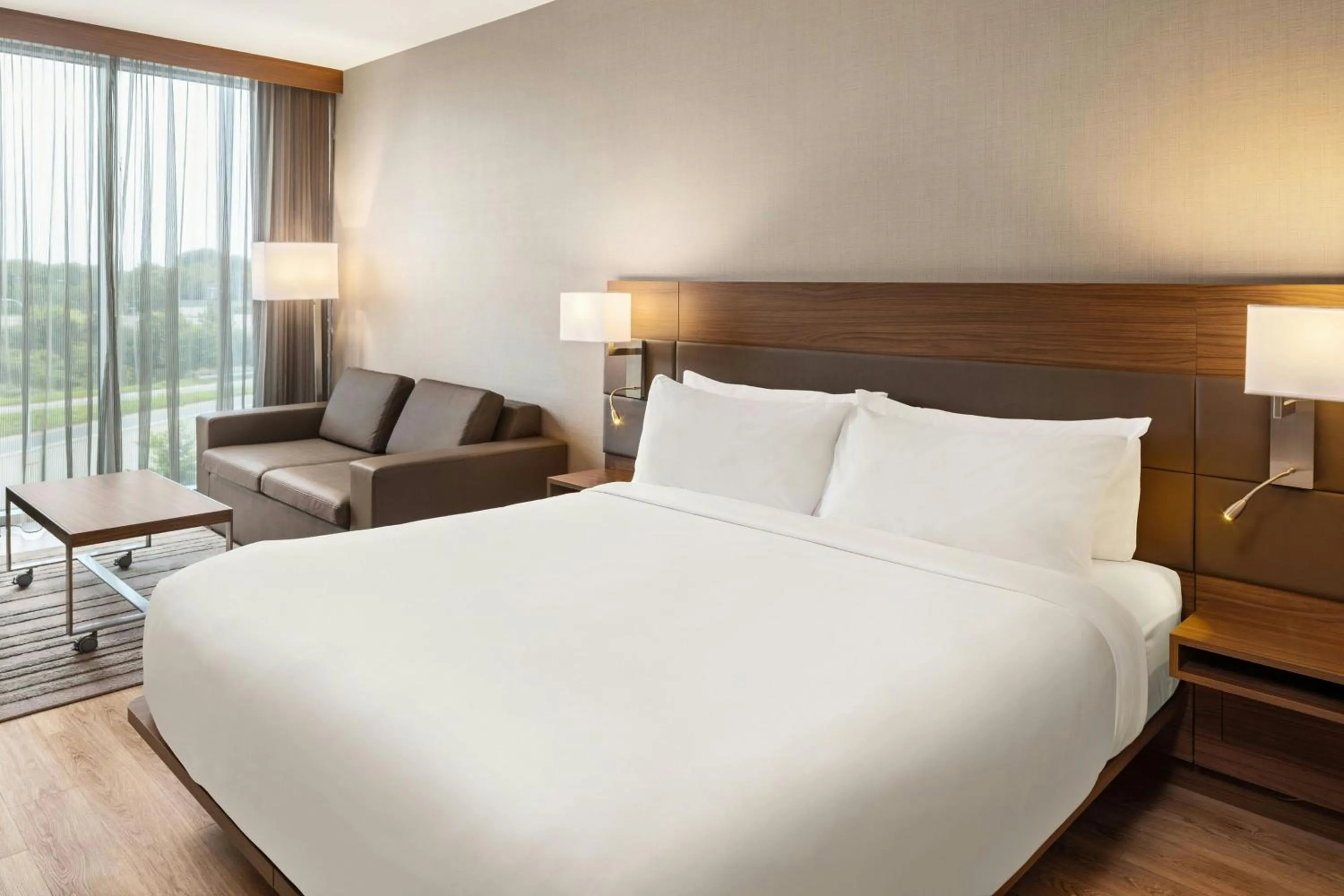 Photo of the whole room, Bed in AC Hotel by Marriott Minneapolis West End