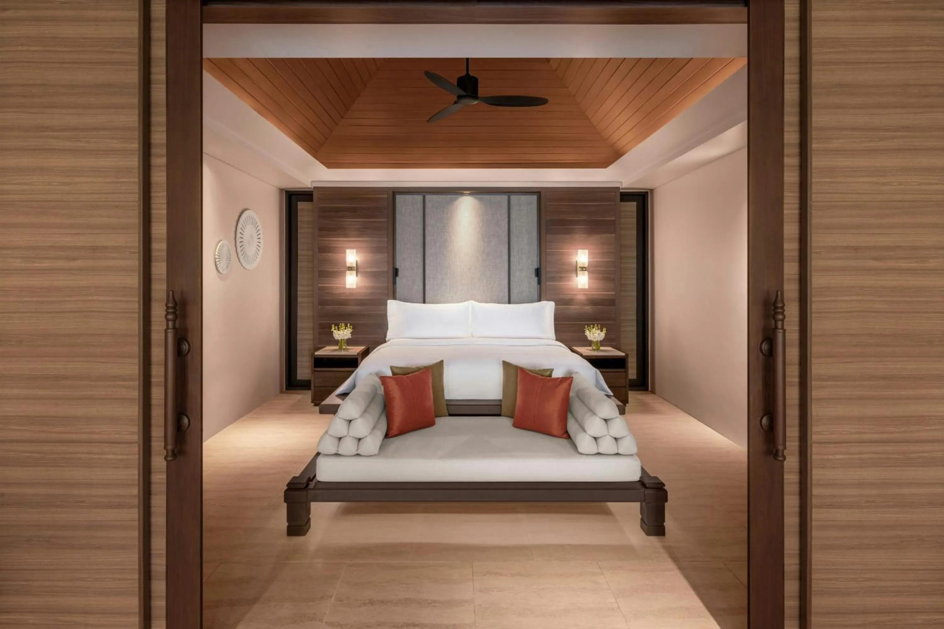 Bedroom, Bed in The Ritz-Carlton, Koh Samui