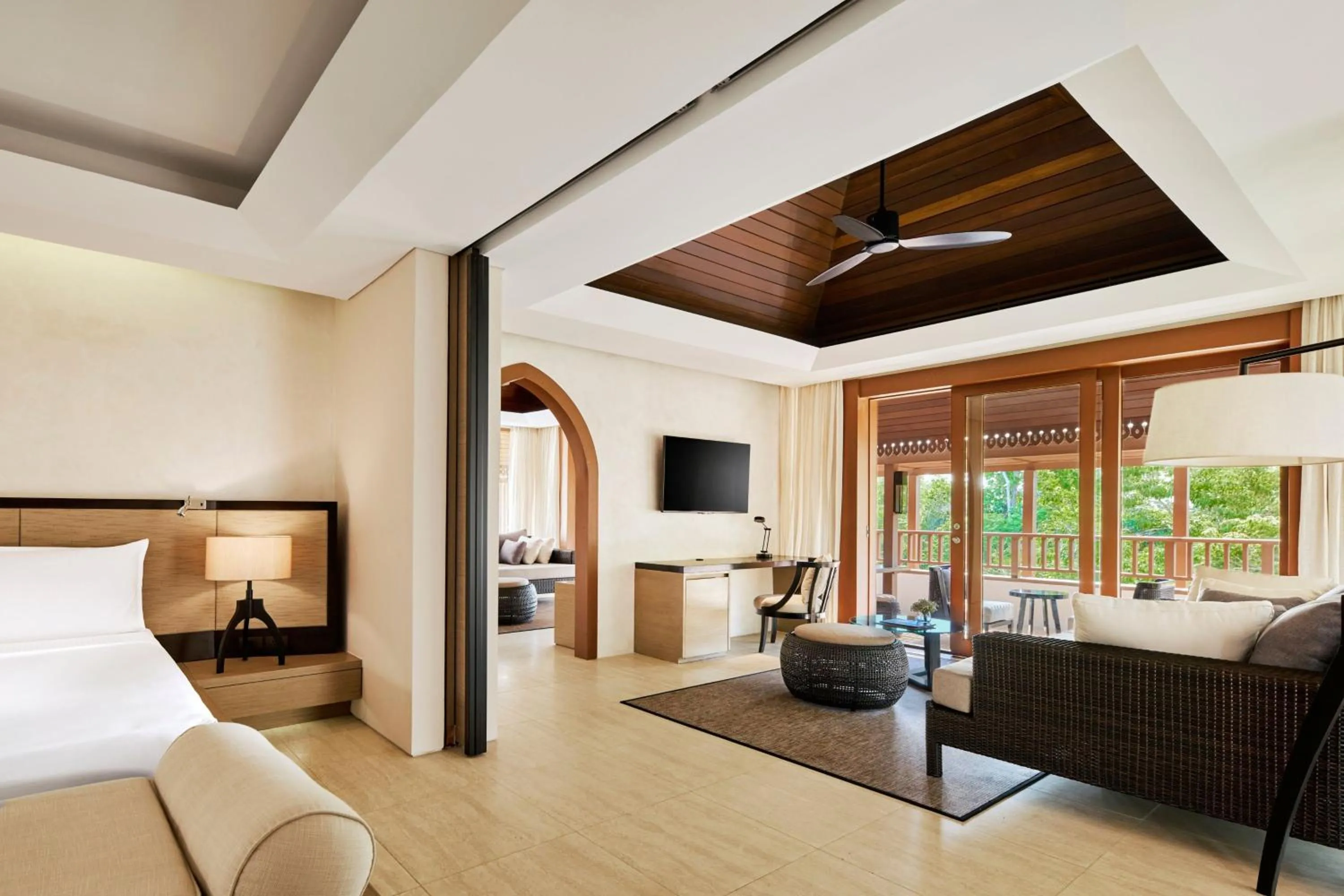 Bedroom, Bed in The Ritz-Carlton, Koh Samui