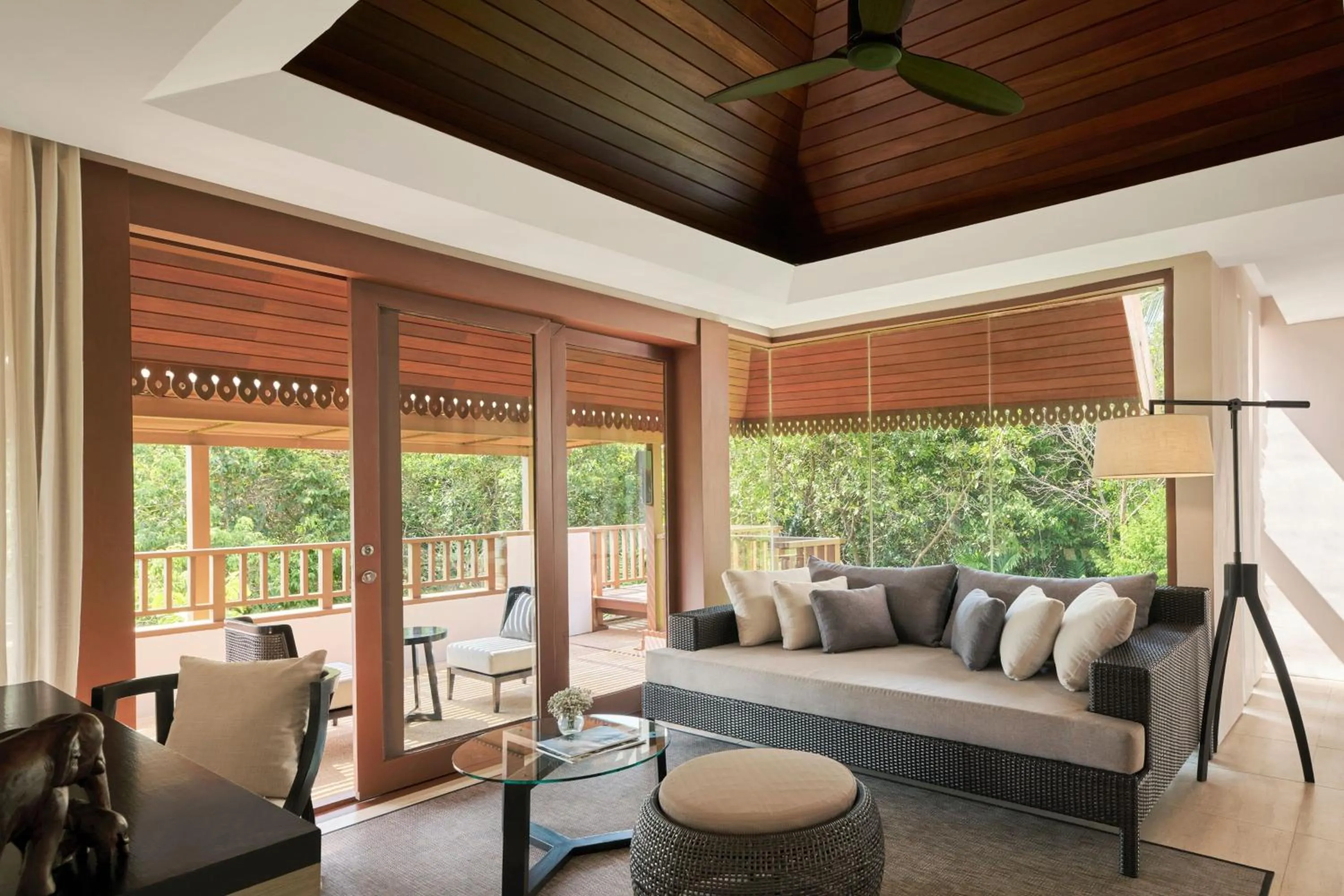 Living room in The Ritz-Carlton, Koh Samui