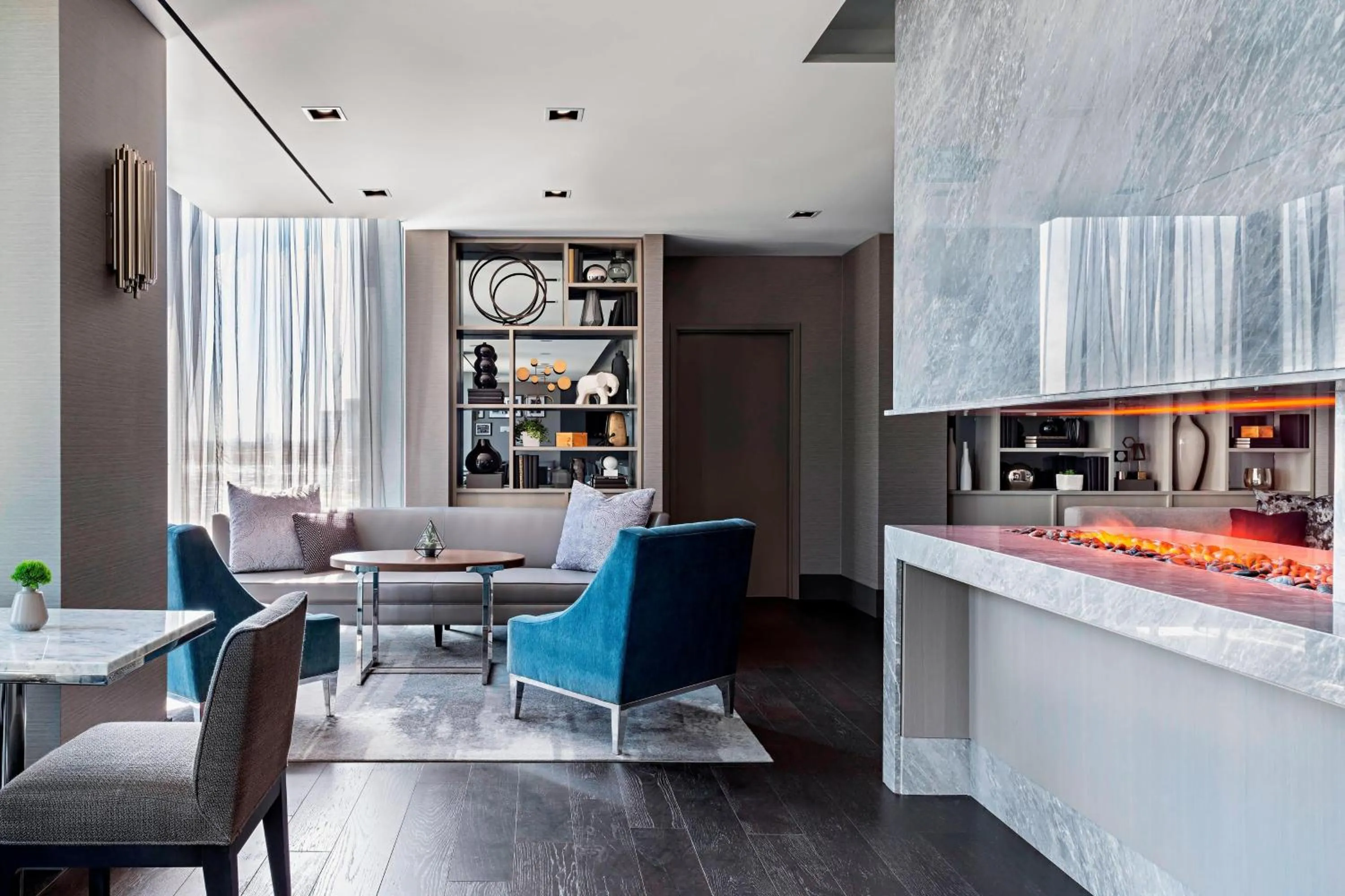 Lounge or bar in Toronto Marriott Markham