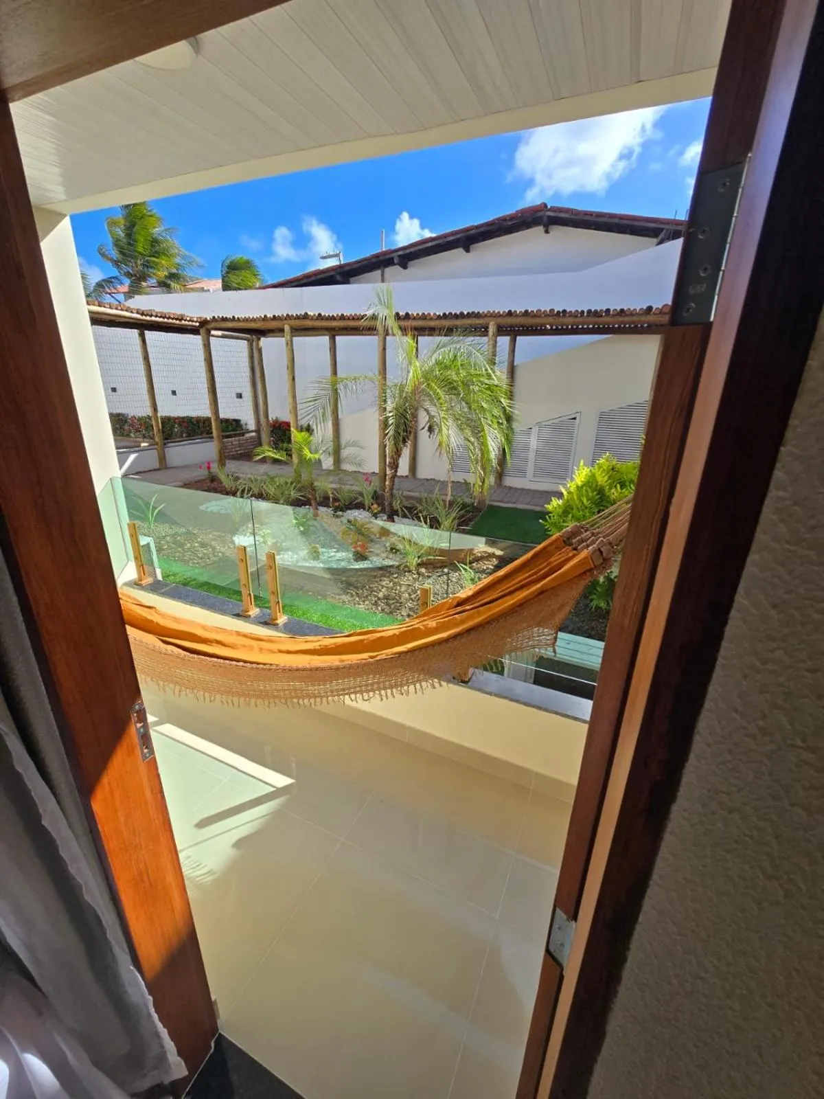 Balcony/Terrace in Pousada Shalom Beach