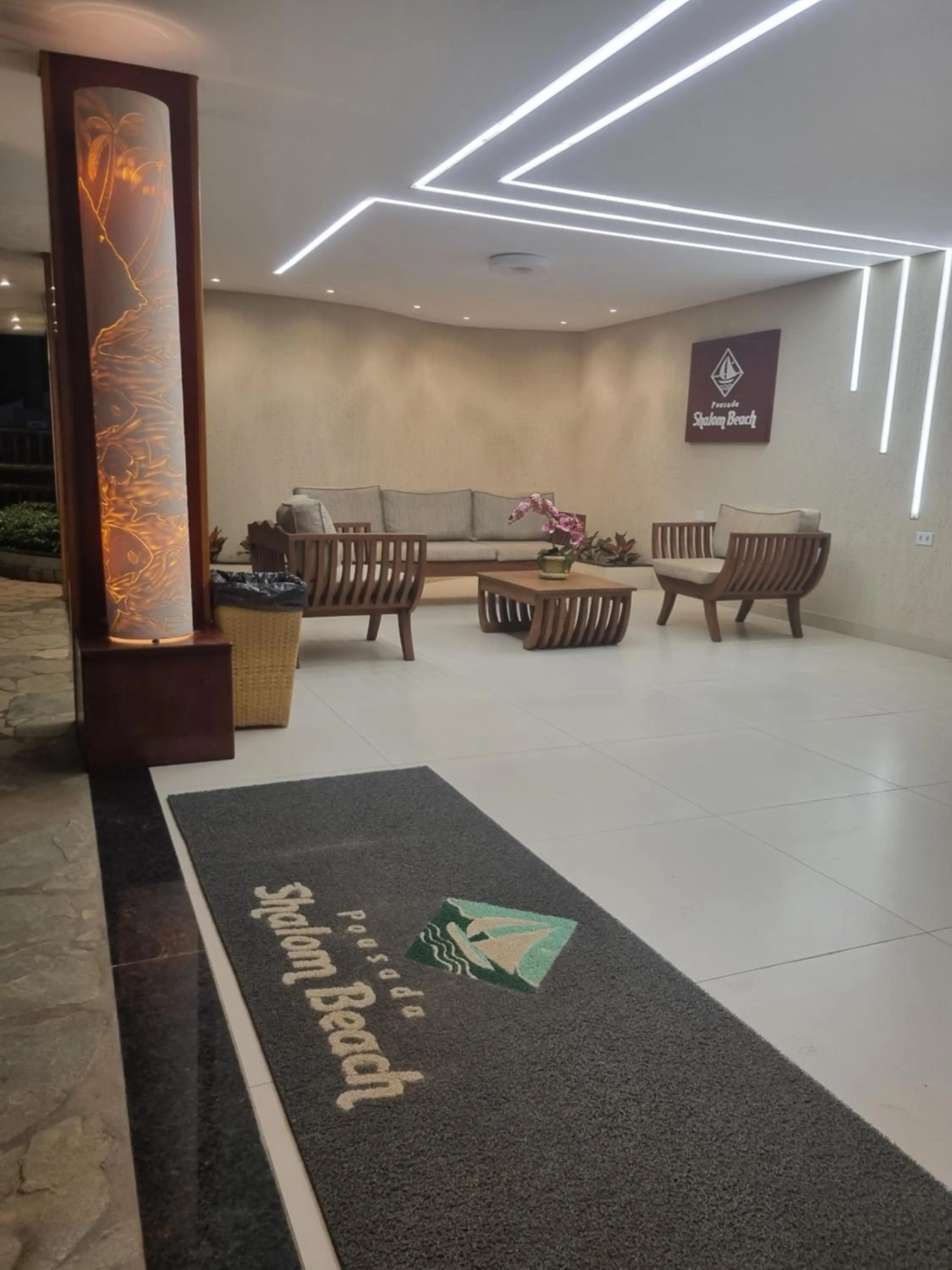 Living room in Pousada Shalom Beach