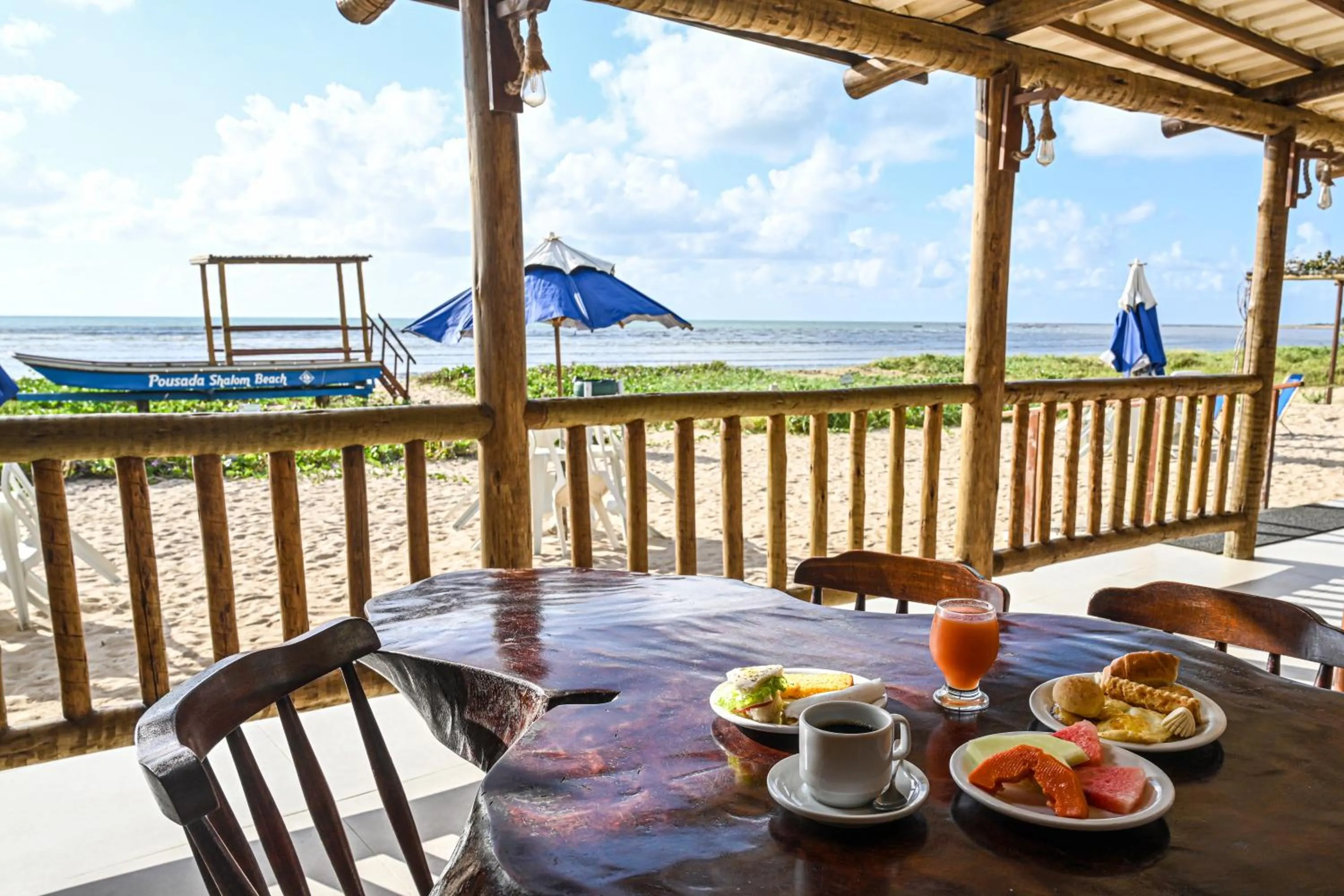 Natural landscape in Pousada Shalom Beach