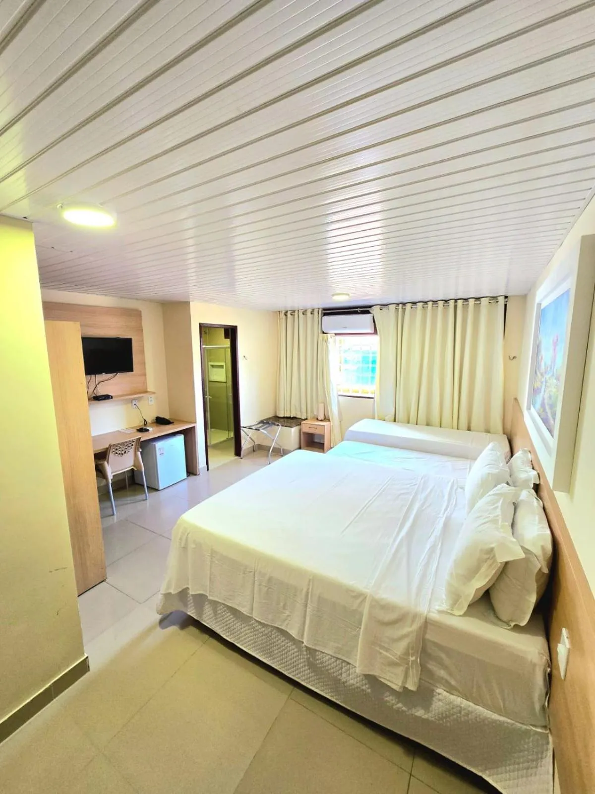 Photo of the whole room, Bed in Pousada Shalom Beach