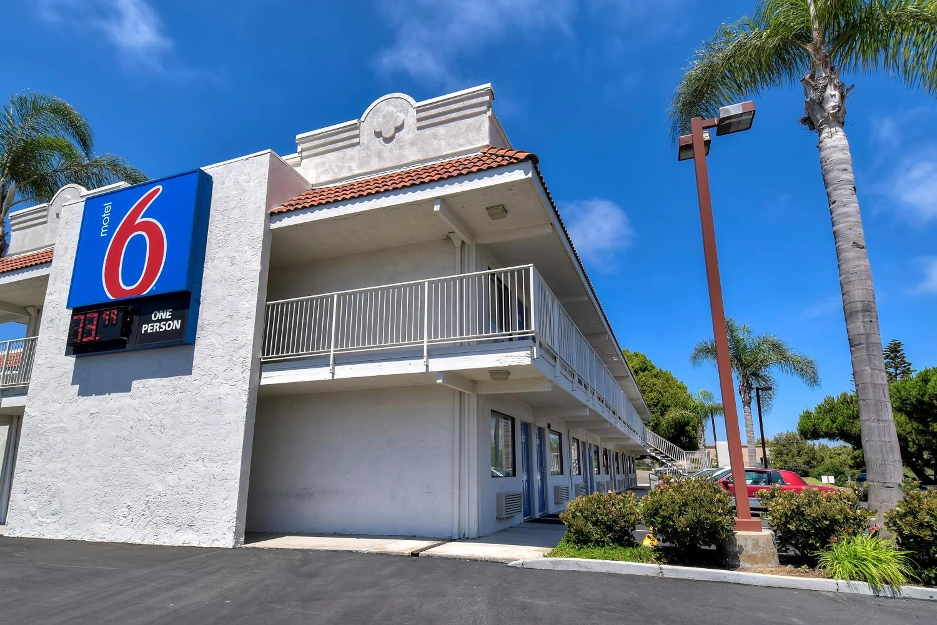 Facade/entrance in Motel 6-Carlsbad, CA - East Near LEGOLAND