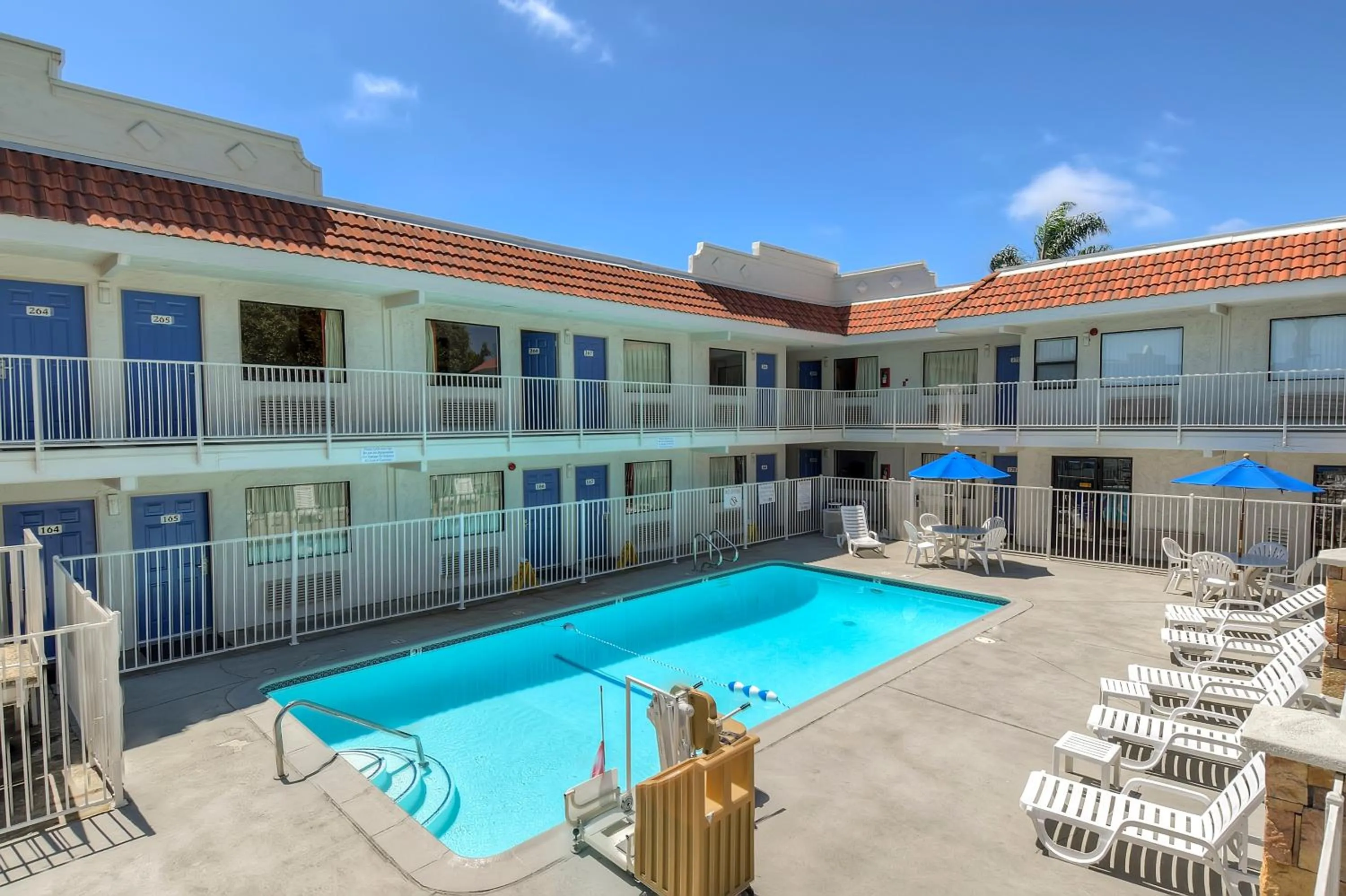 Swimming pool in Motel 6-Carlsbad, CA - East Near LEGOLAND