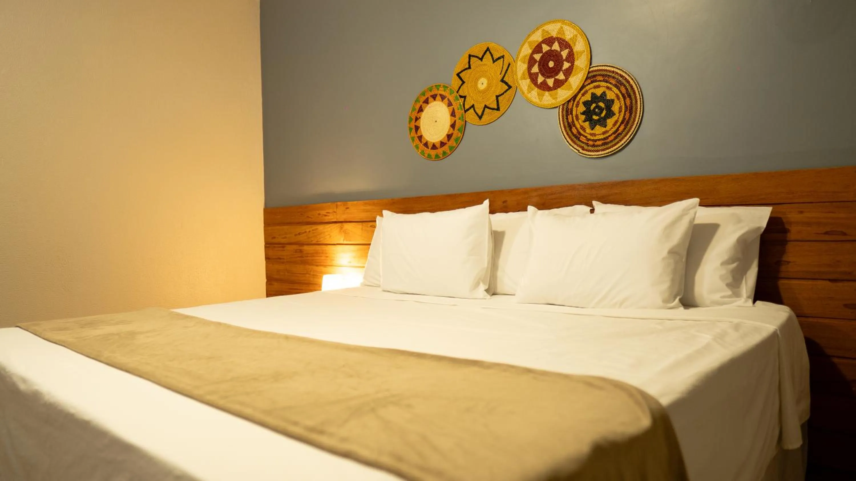 Bed in Beloalter Hotel Casa do Saulo