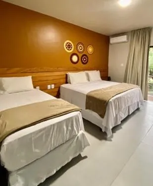 Bed in Beloalter Hotel Casa do Saulo