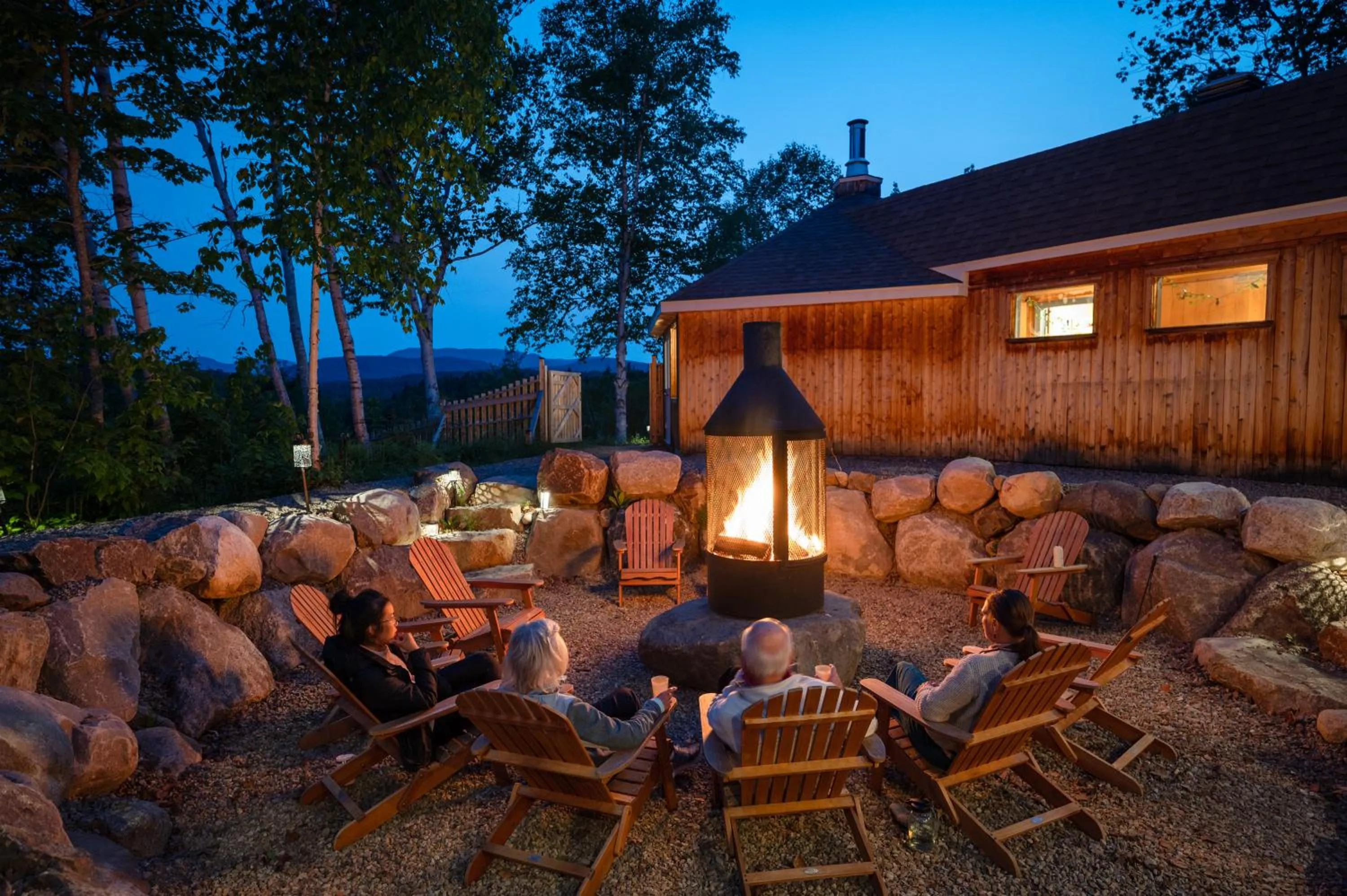 fireplace in Le Relais des Hautes Gorges