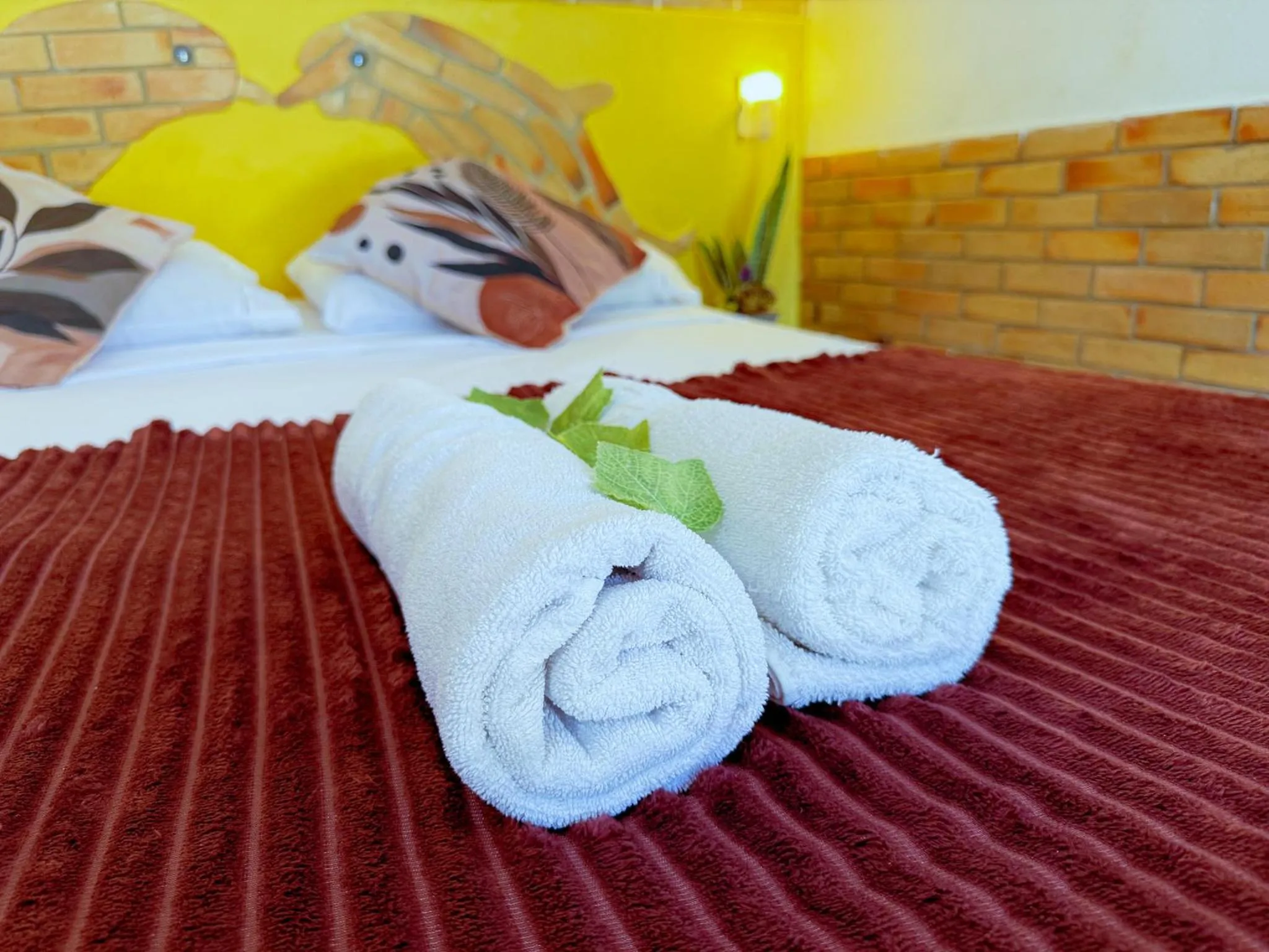 Bed in Pousada Praia do Amor Pipa