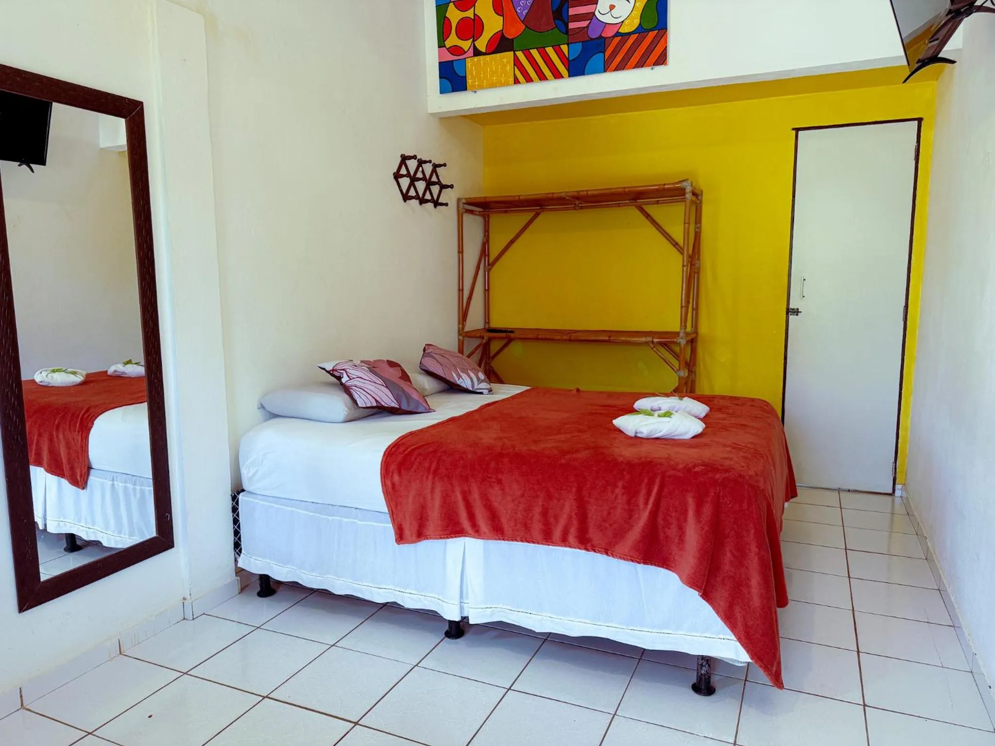 Bed in Pousada Praia do Amor Pipa