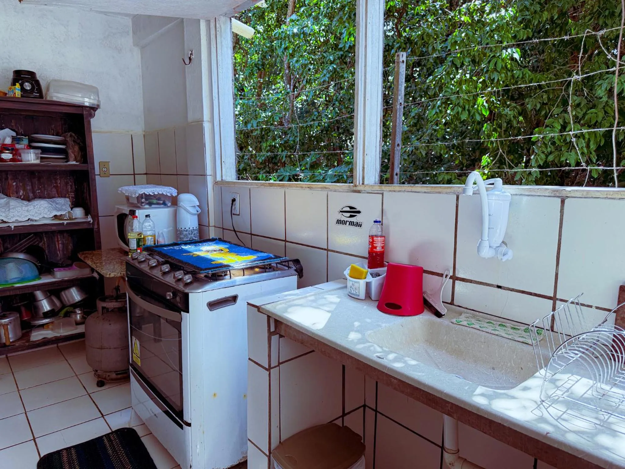 Kitchen or kitchenette in Pousada Praia do Amor Pipa