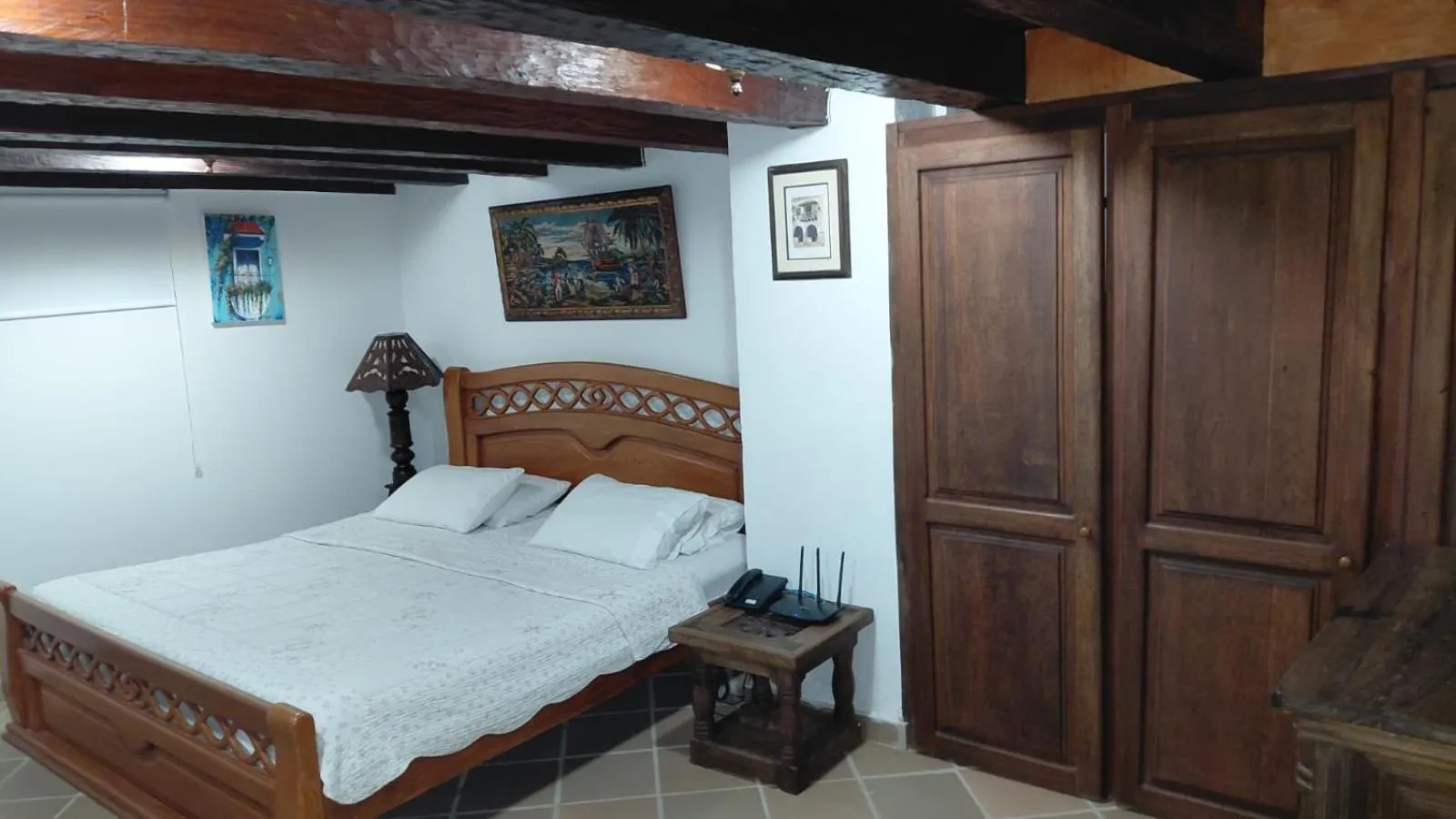 Bed in Casa India Catalina