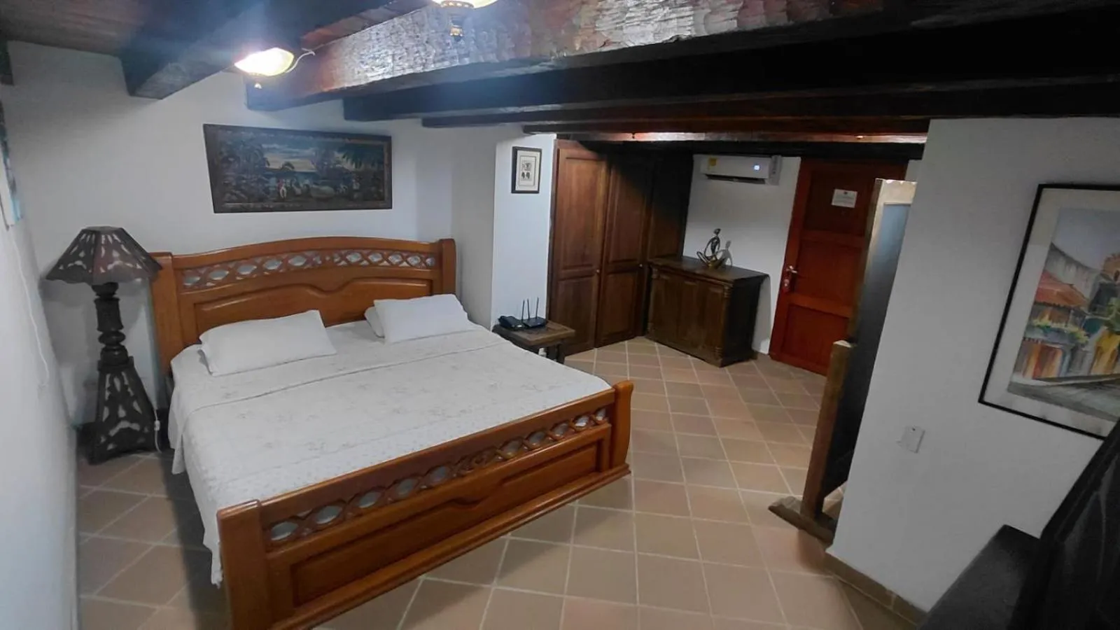 Bed in Casa India Catalina