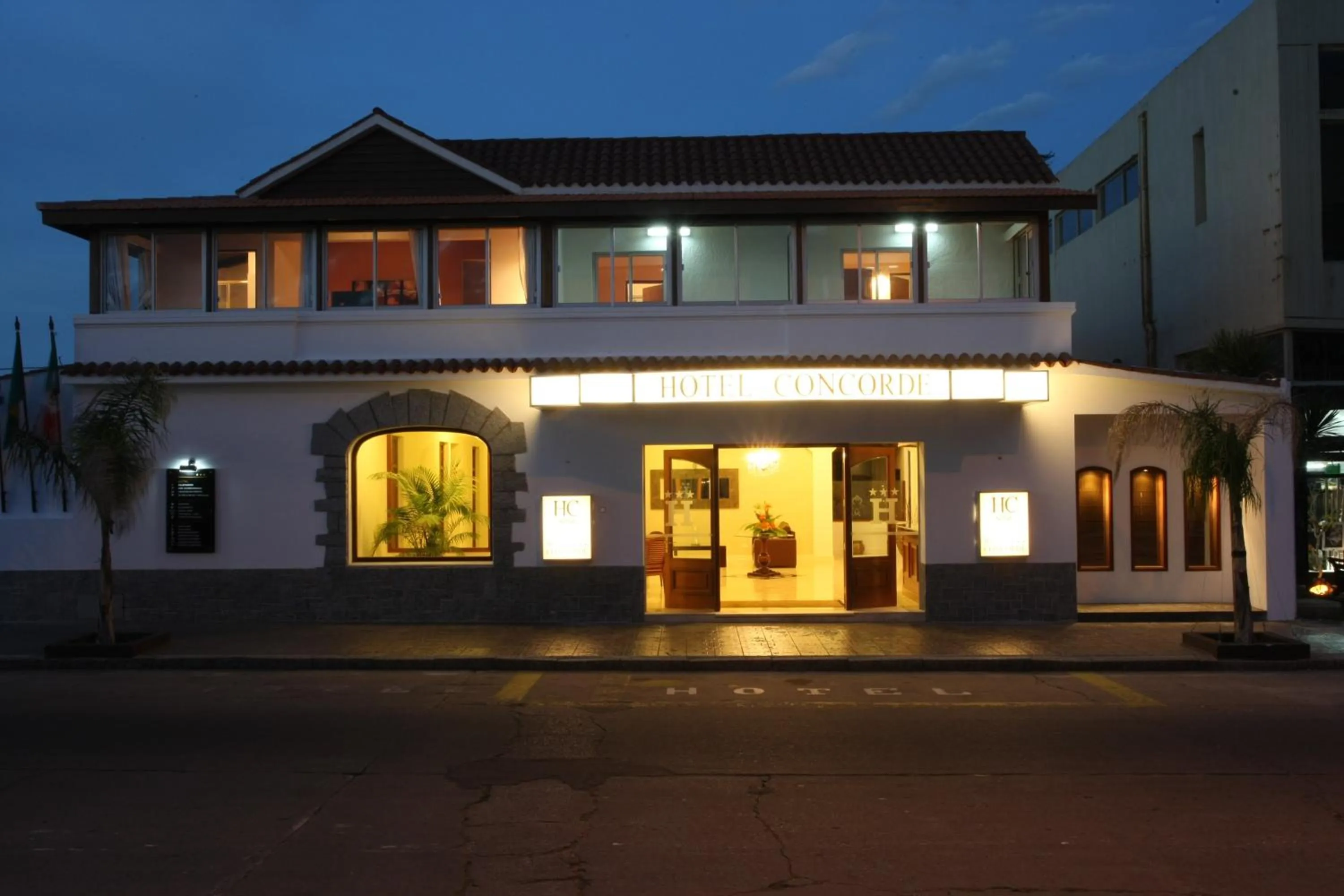 Facade/entrance in Hotel Concorde