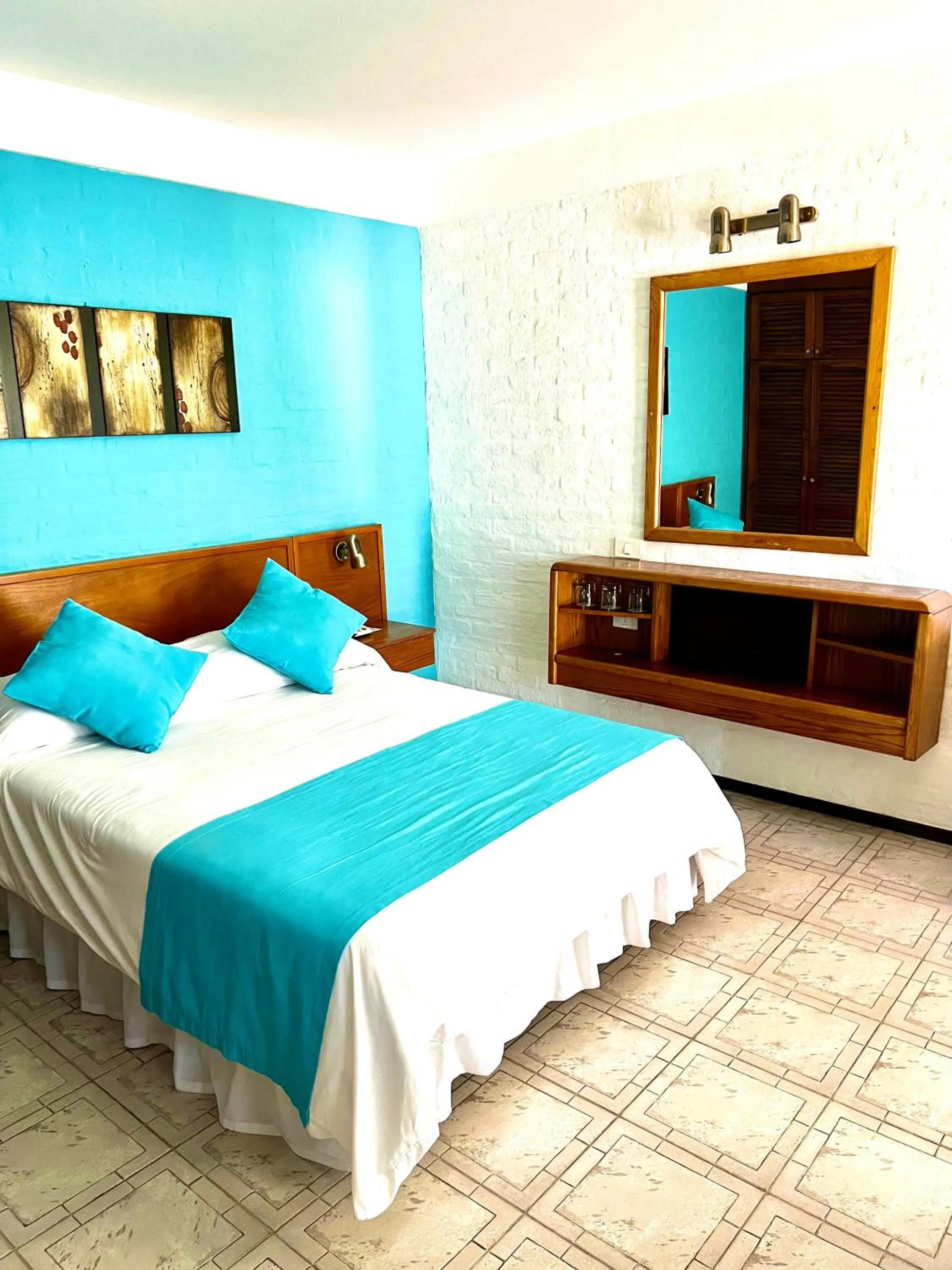 Bed in Hotel Concorde