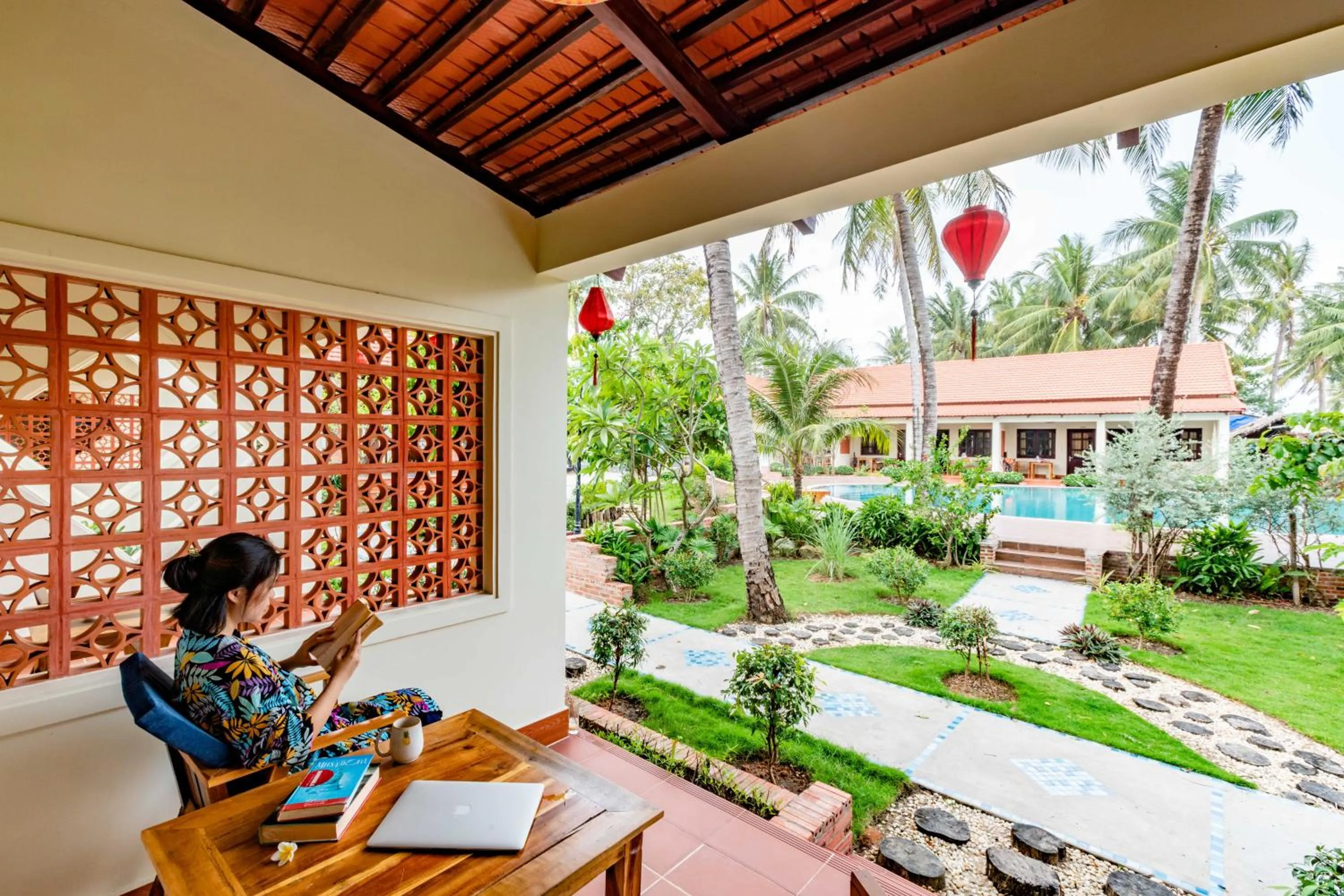 Pool view in Hula Hula Seafront Phu Quoc
