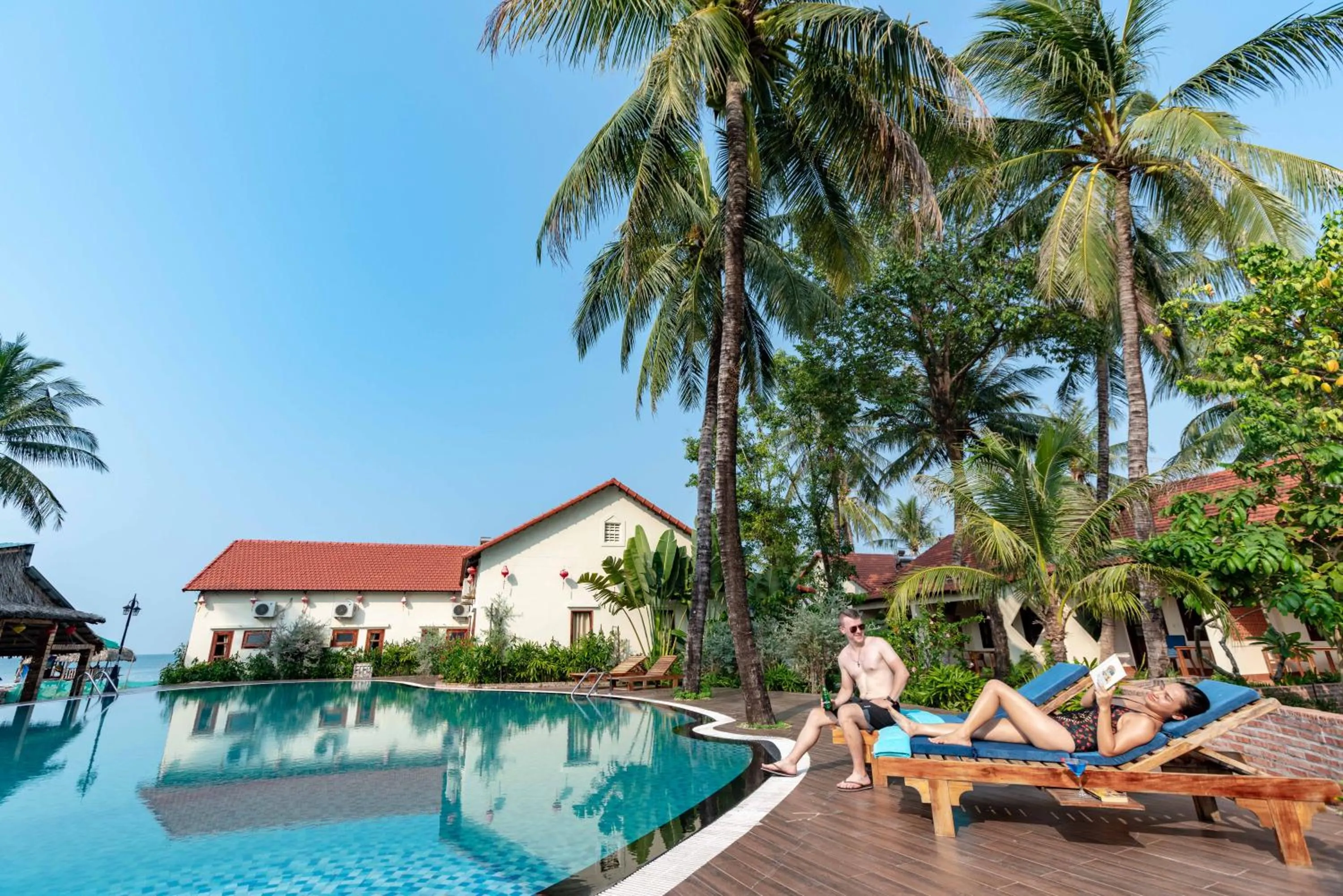 Swimming pool in Hula Hula Seafront Phu Quoc