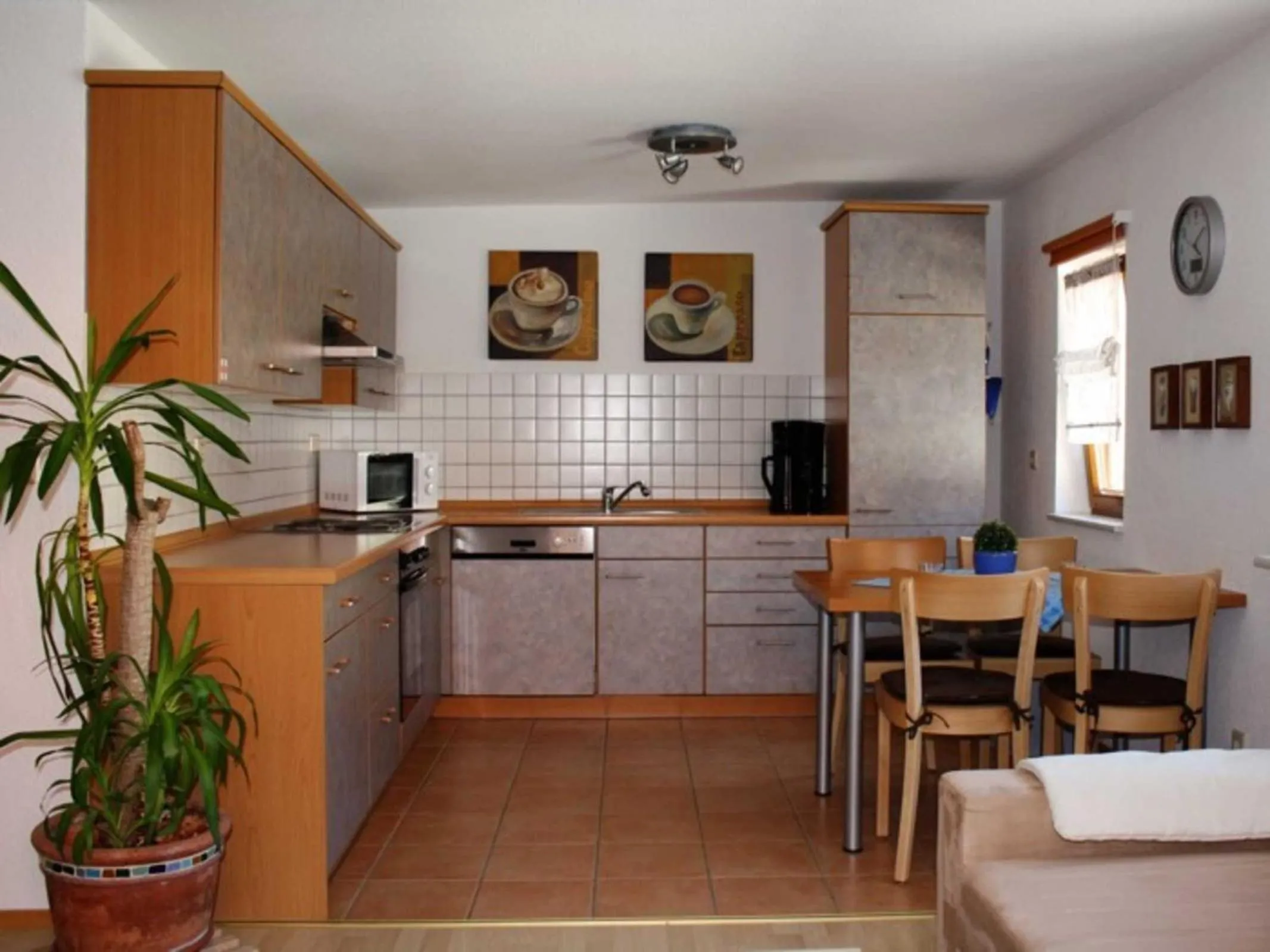 Kitchen or kitchenette in Gaestehaus Stelter