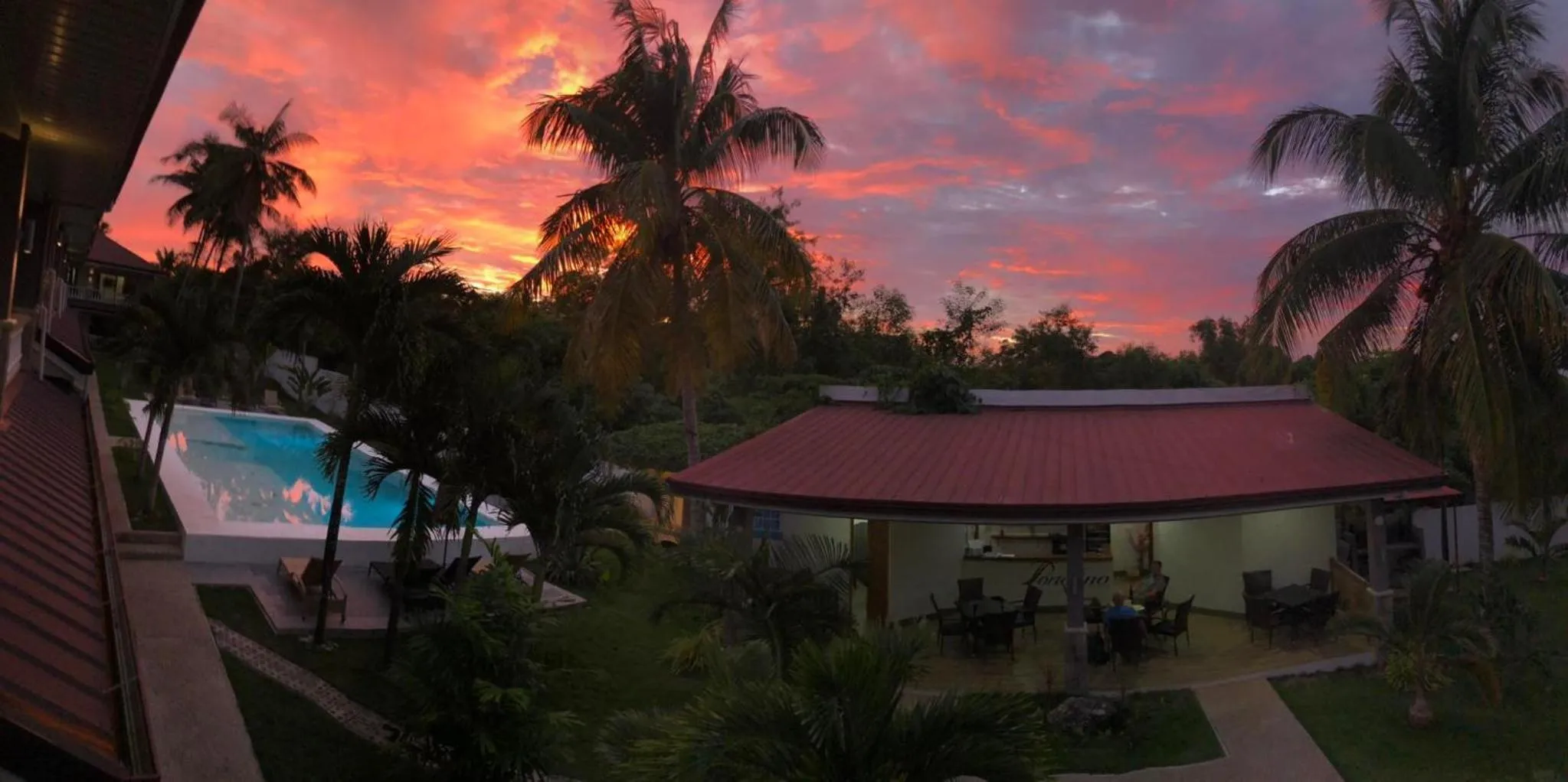Garden view in Portofino Panglao Bohol