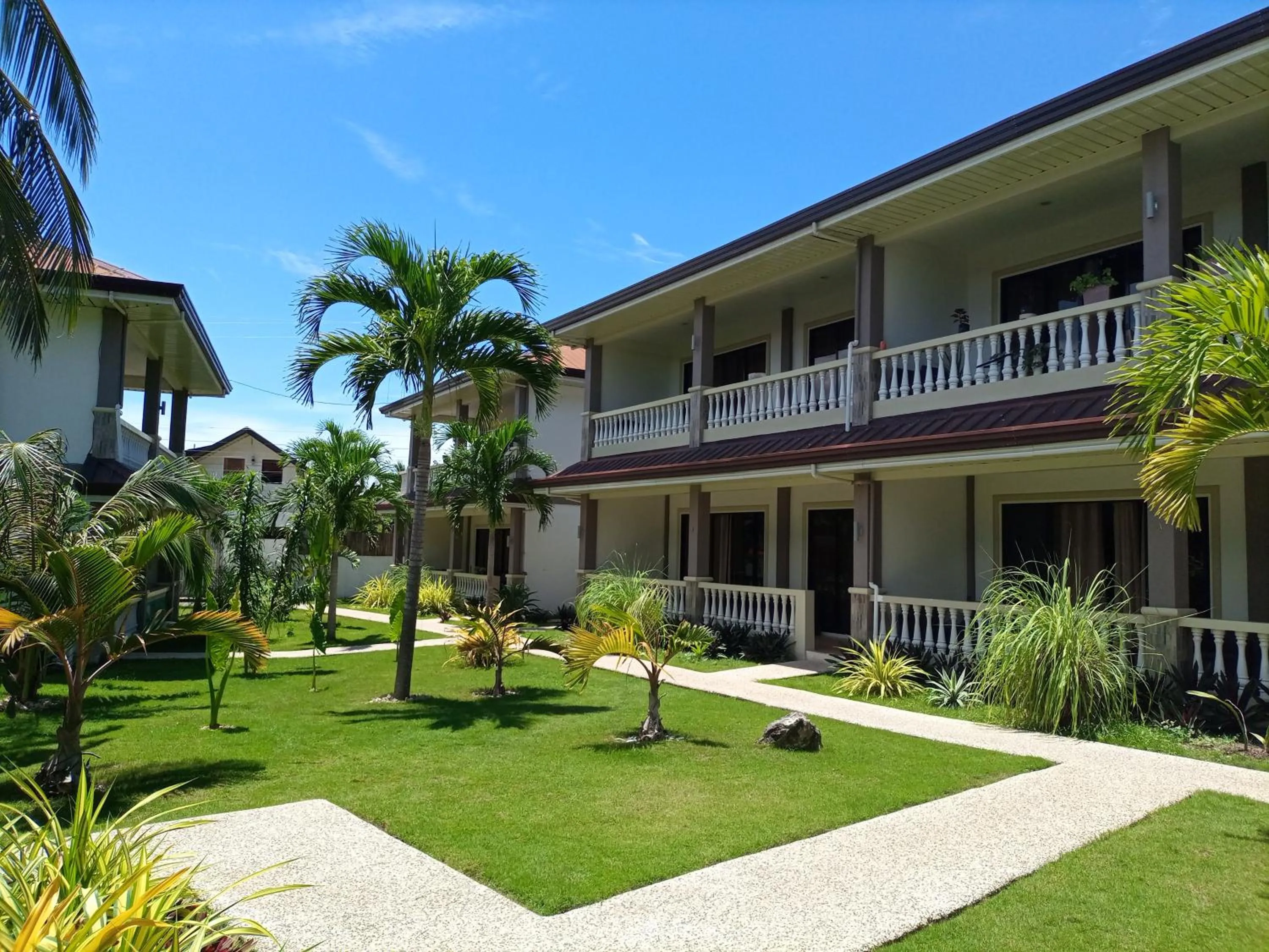 Garden view in Portofino Panglao Bohol