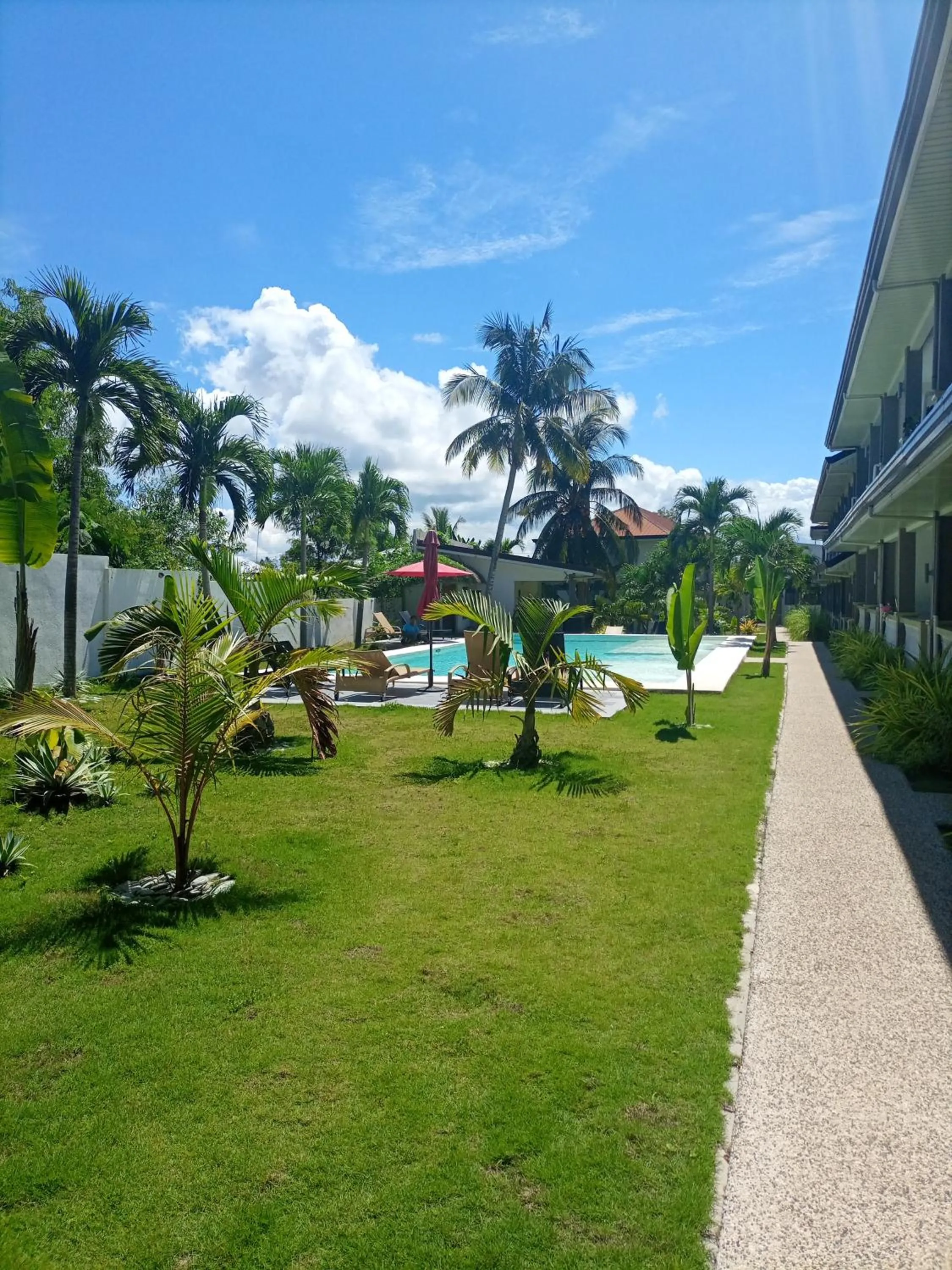Garden view in Portofino Panglao Bohol