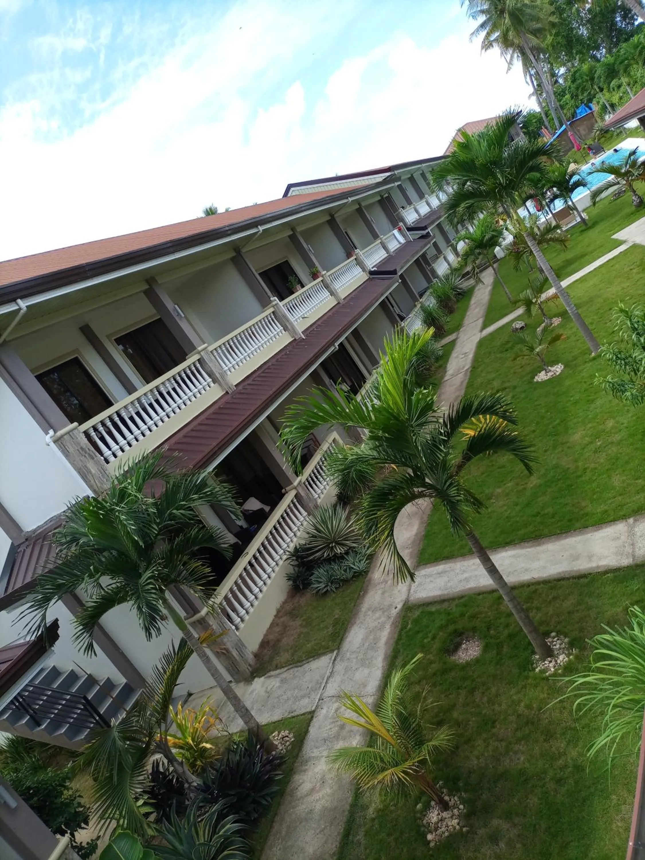 Garden view in Portofino Panglao Bohol