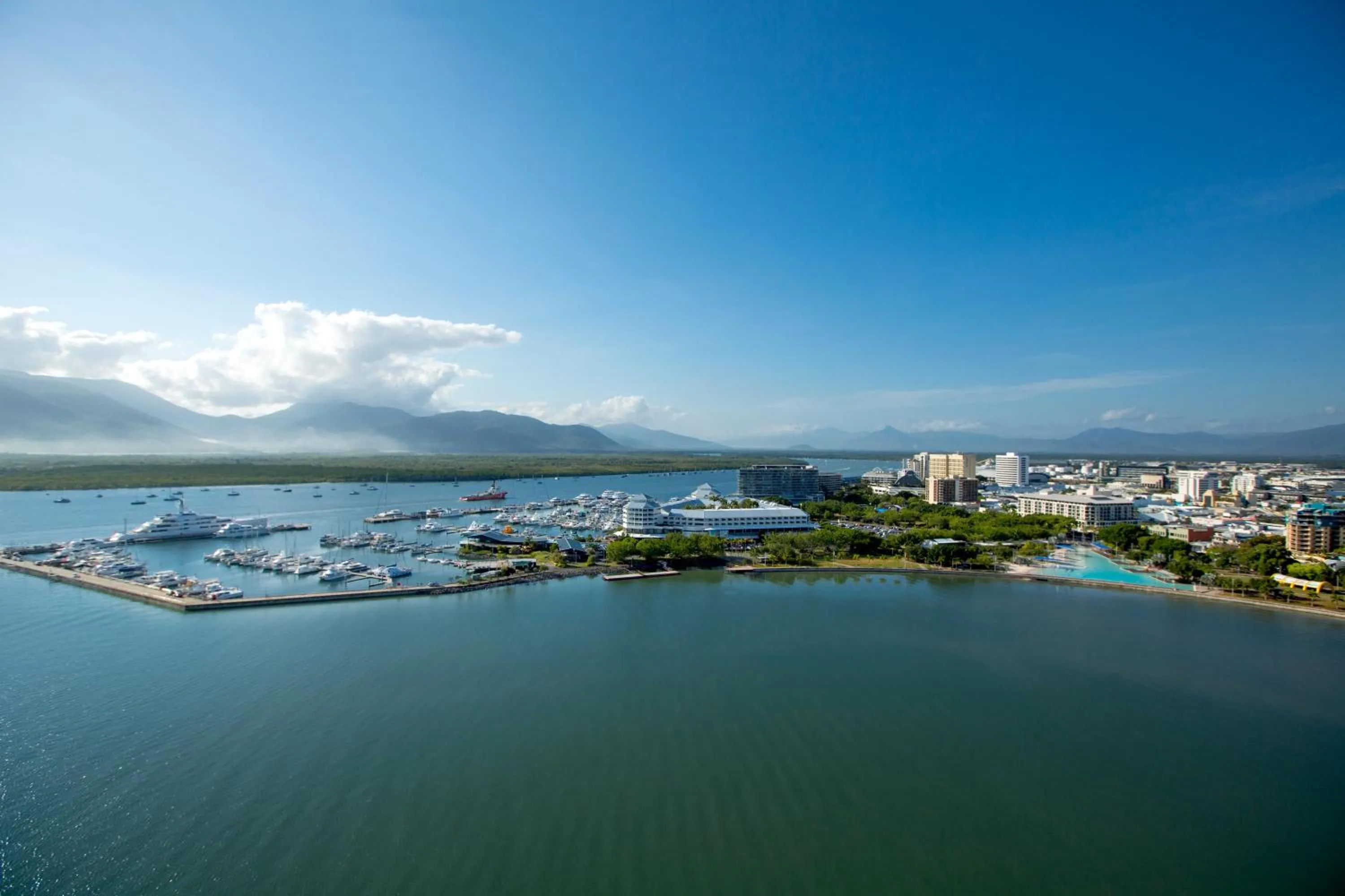 Bird's eye view in Shangri-La The Marina, Cairns