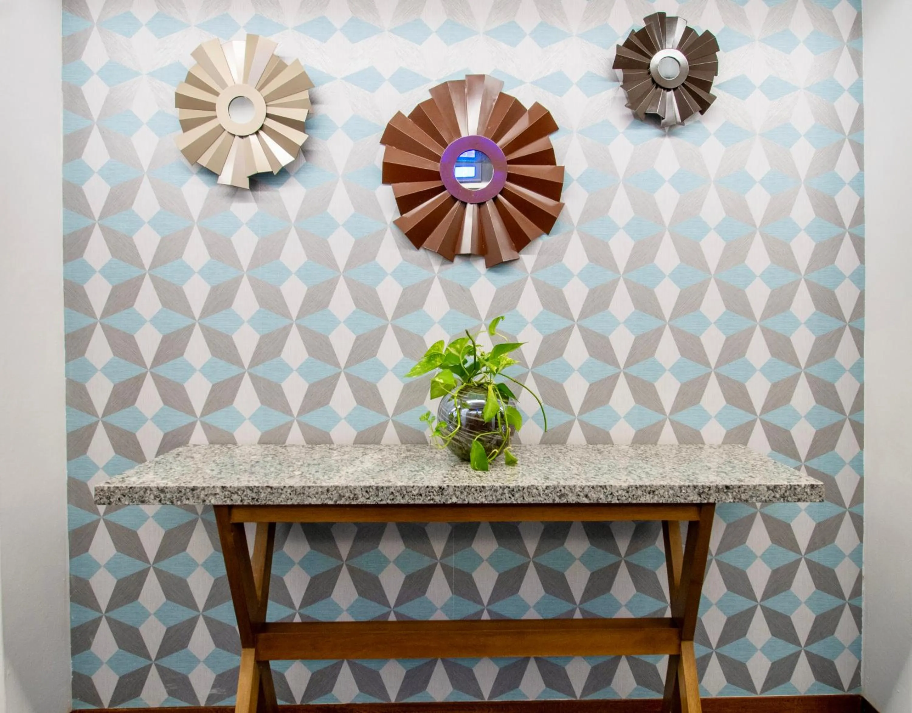 Decorative detail in Hotel Velvet Plaza