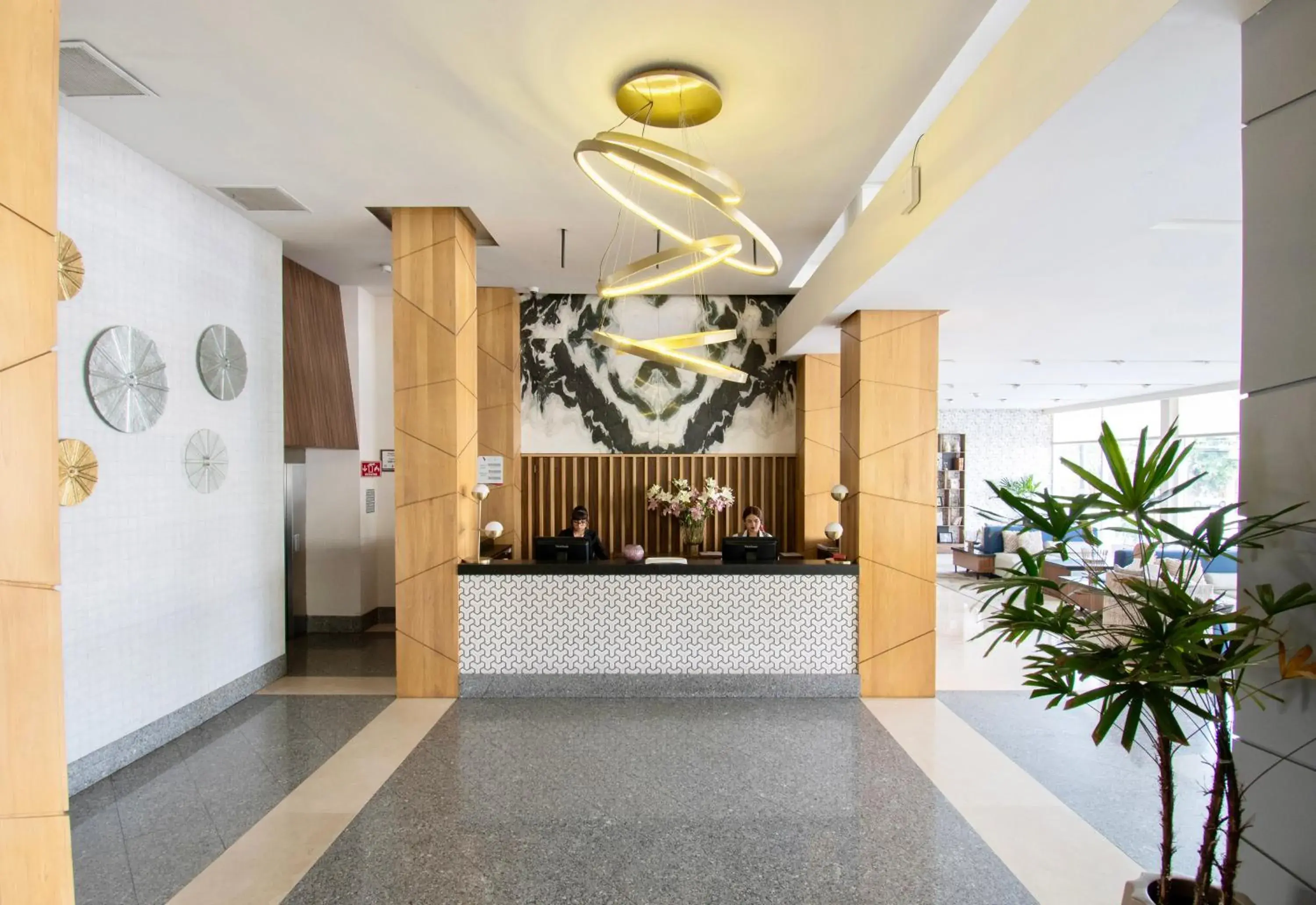 Lobby or reception in Hotel Velvet Plaza Lobby or reception in Hotel Velvet Plaza