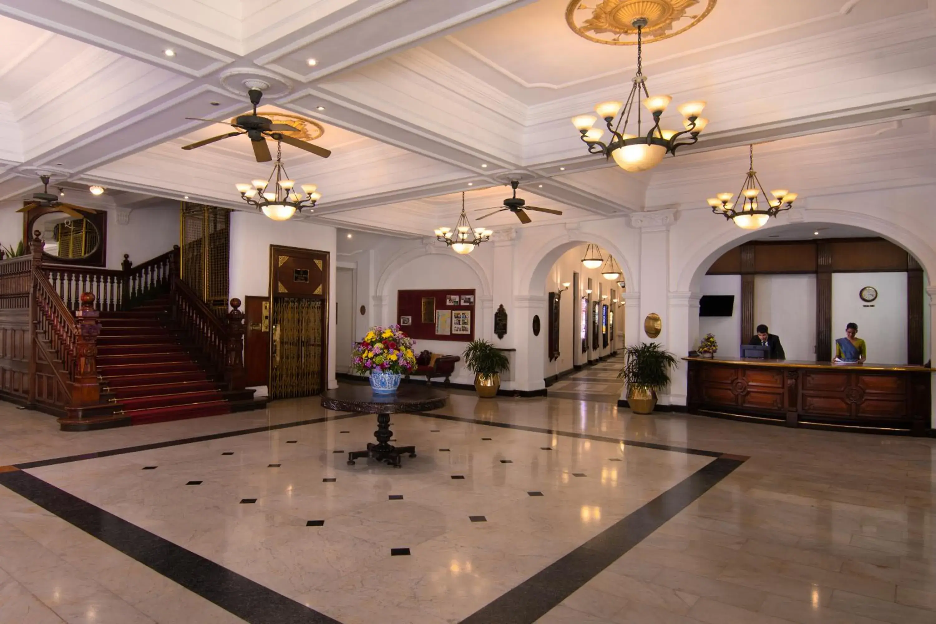 Lobby or reception in Queen's Hotel Kandy - 160 Years of Heritage & Luxury Lobby or reception in Queen's Hotel Kandy - 160 Years of Heritage & Luxury