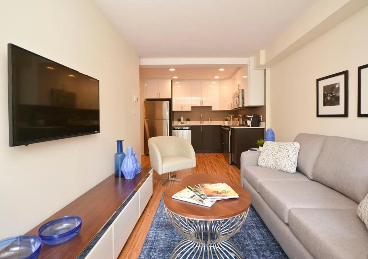 Living room in LIV Extended Stay