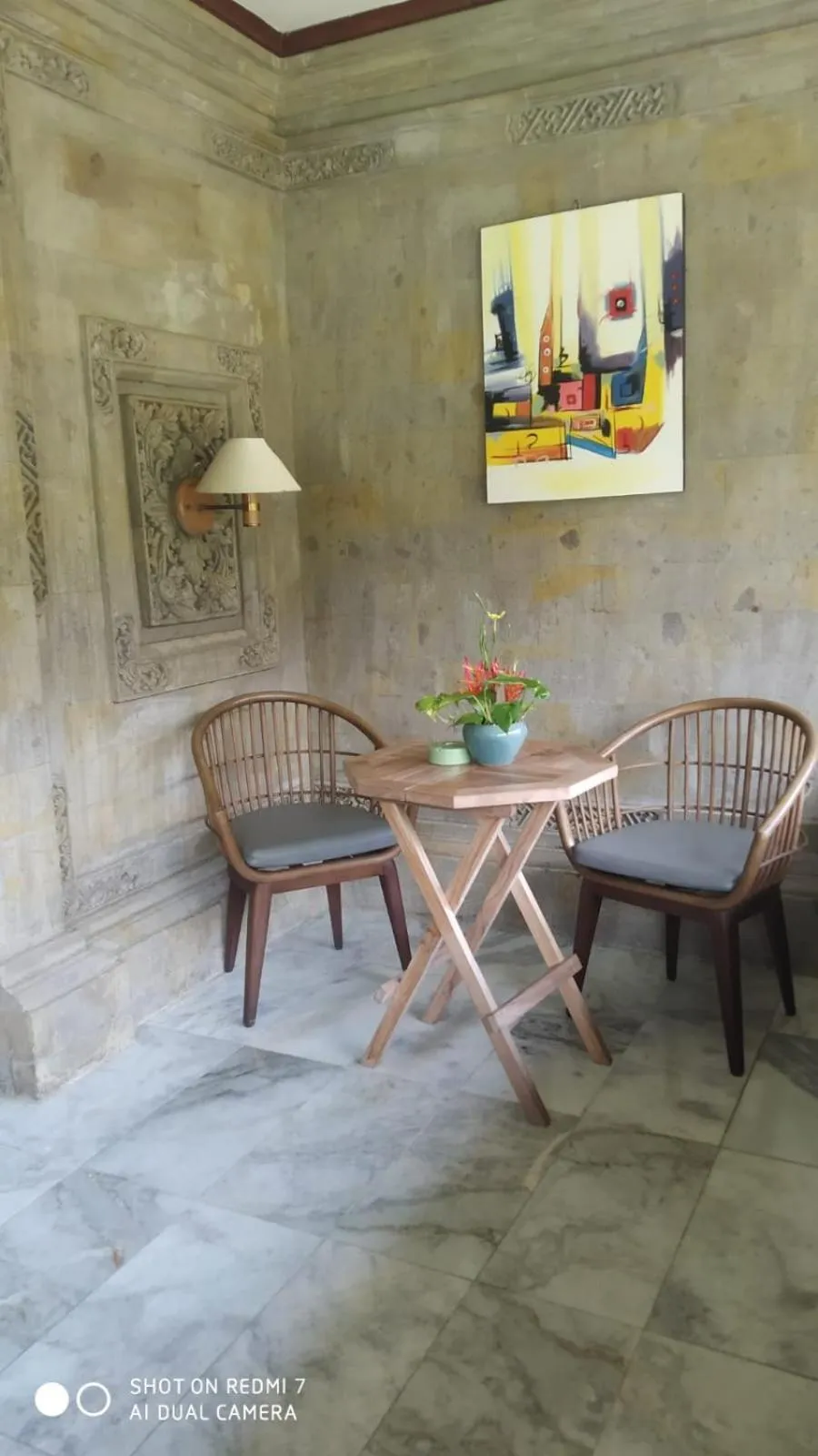 Seating area in Puri Padi