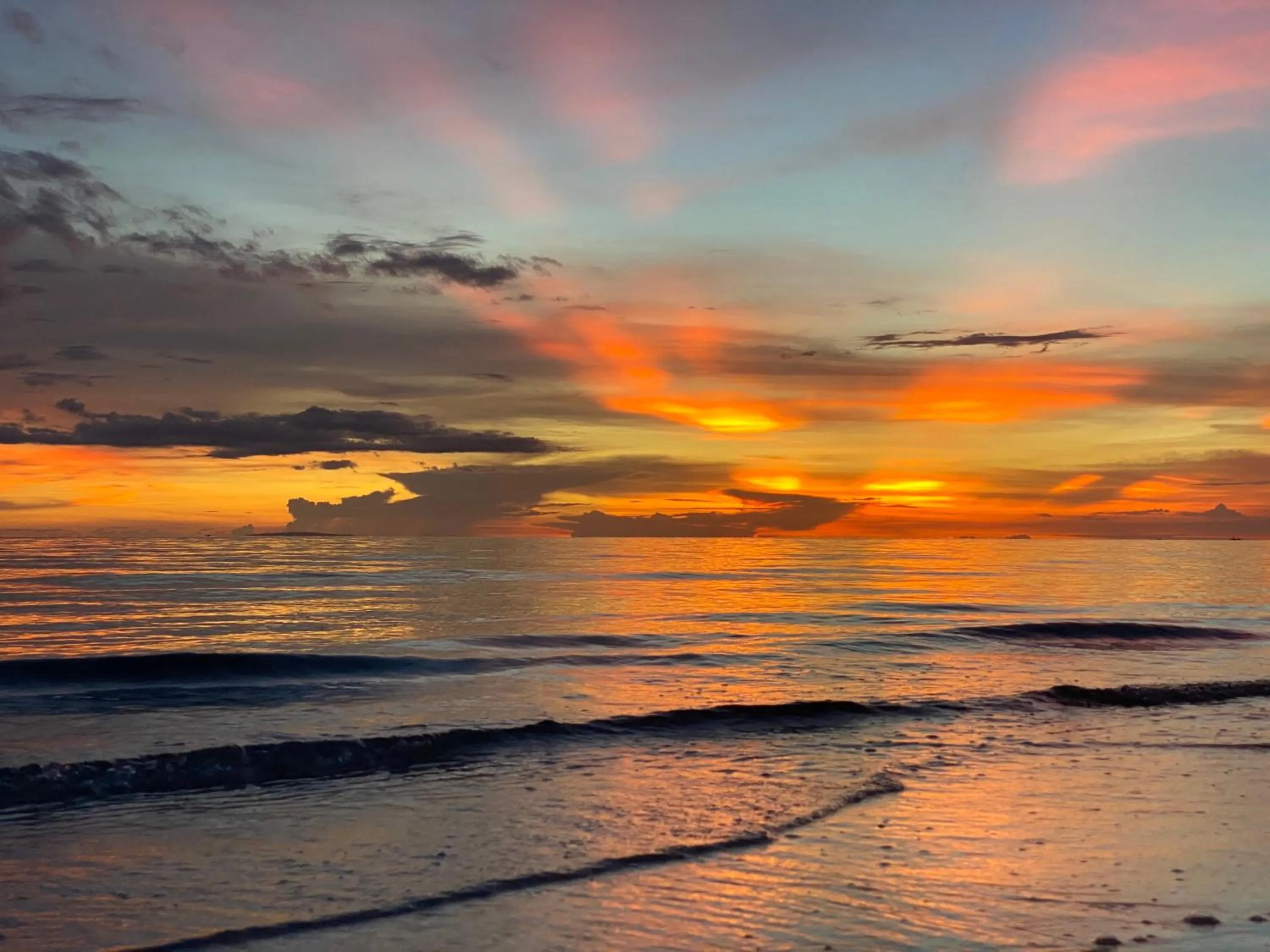 Sunset in Jony's Beach Resort