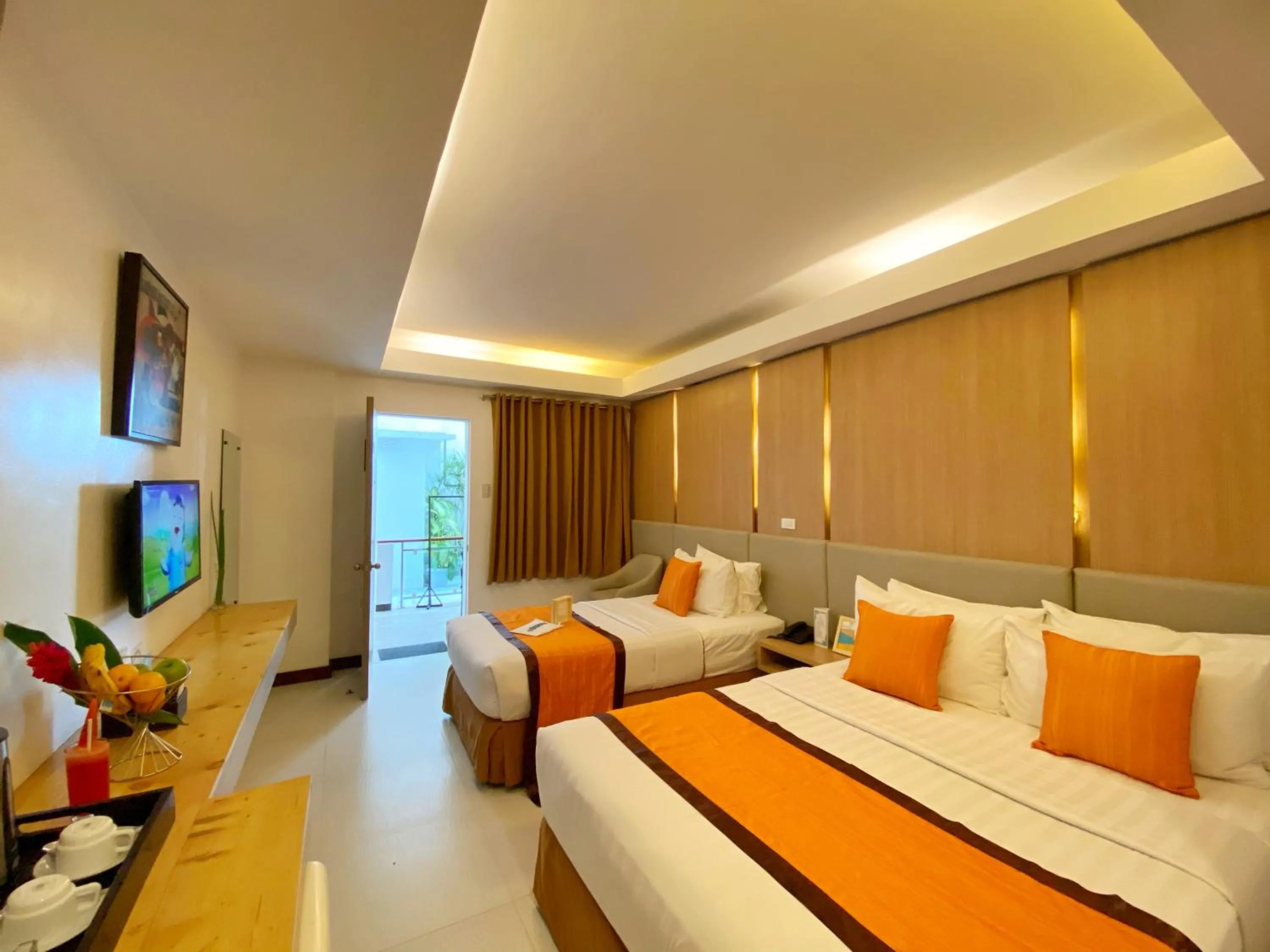 TV and multimedia, Bed in Jony's Beach Resort