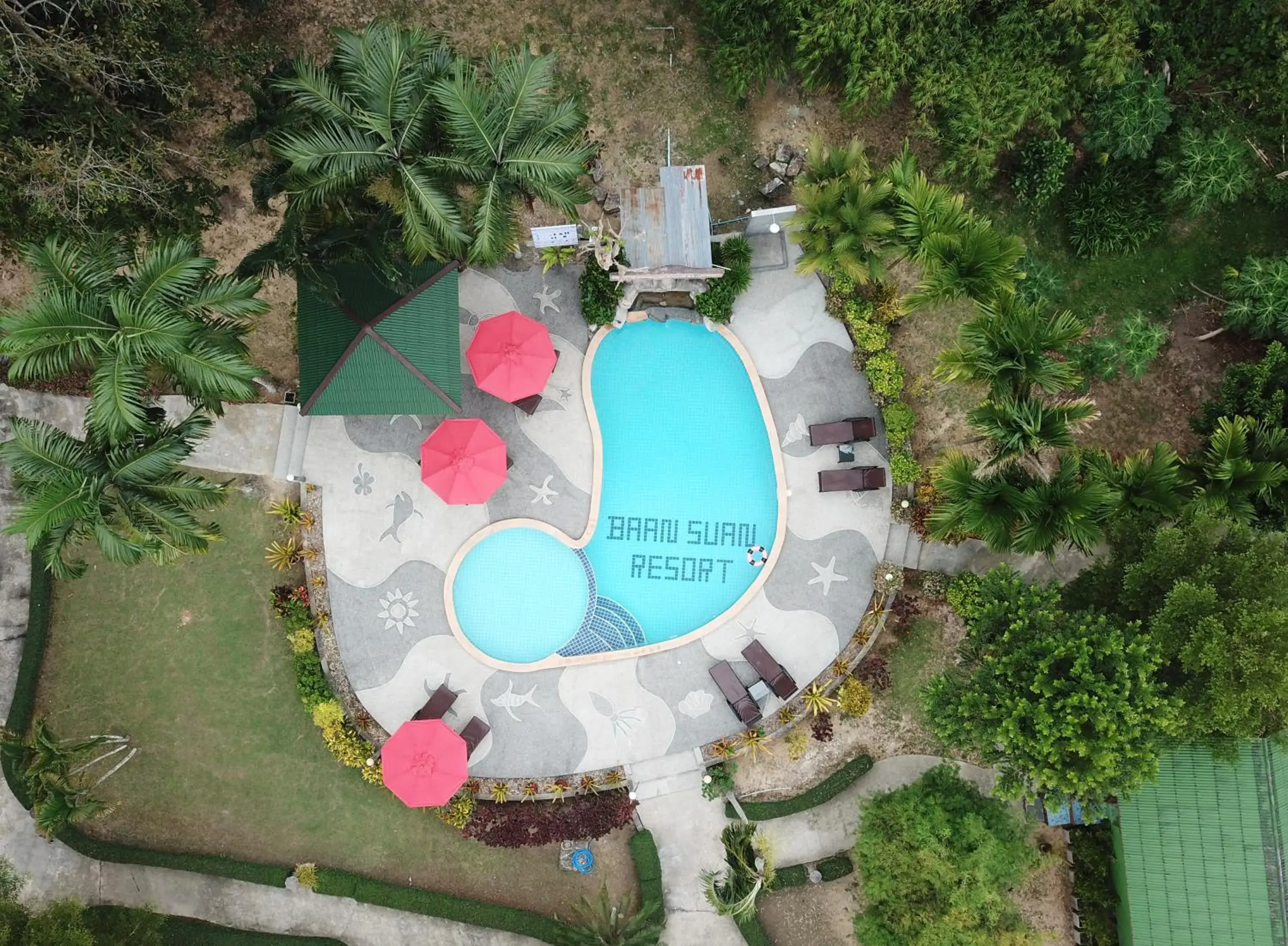 Bird's eye view in Ao Nang Baan Suan Resort Bird's eye view in Ao Nang Baan Suan Resort